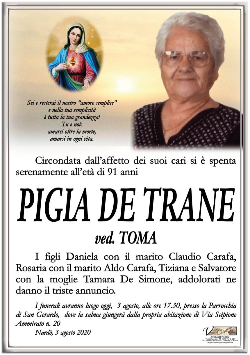 Pigia De Trane