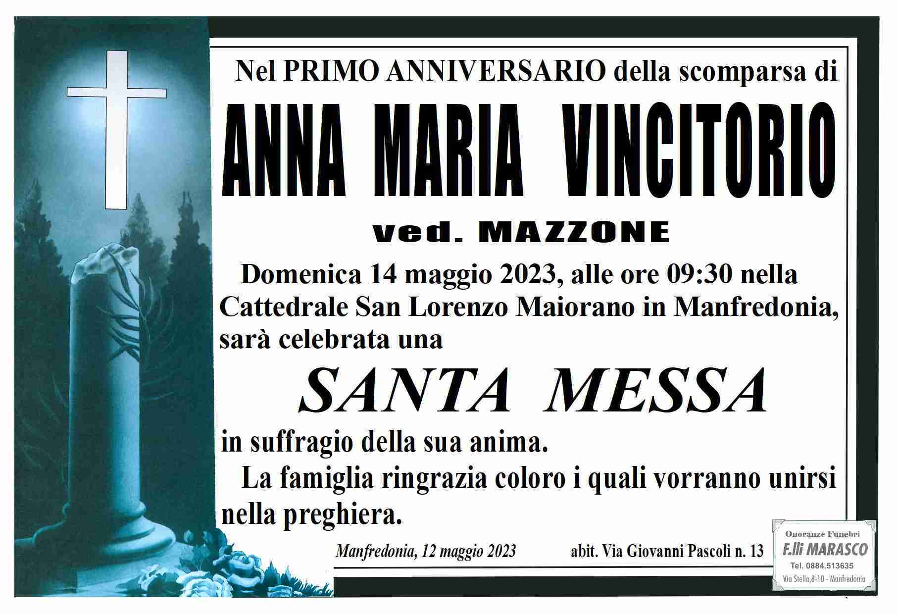 Anna Maria Vincitorio