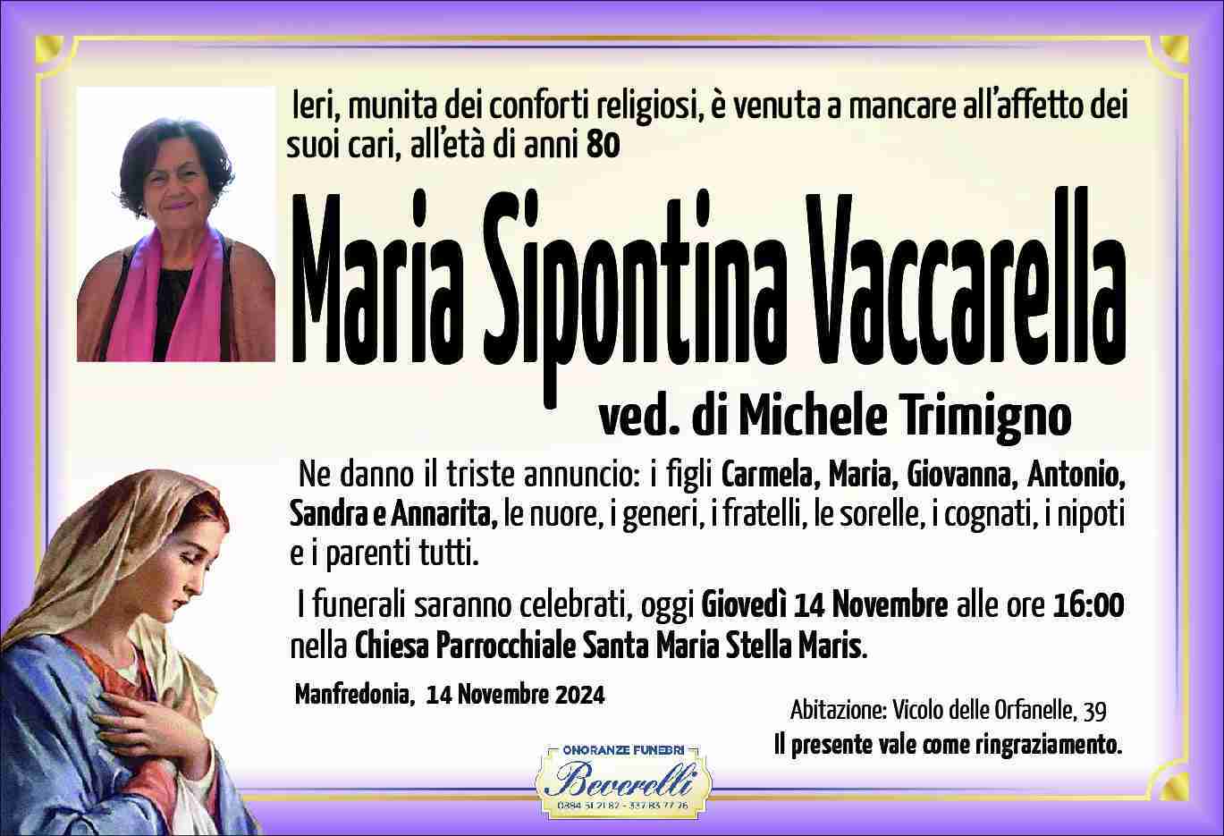 Maria Sipontina Vaccarella