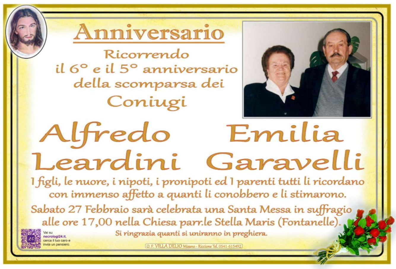 Alfredo Leardini e Emilia Garavelli