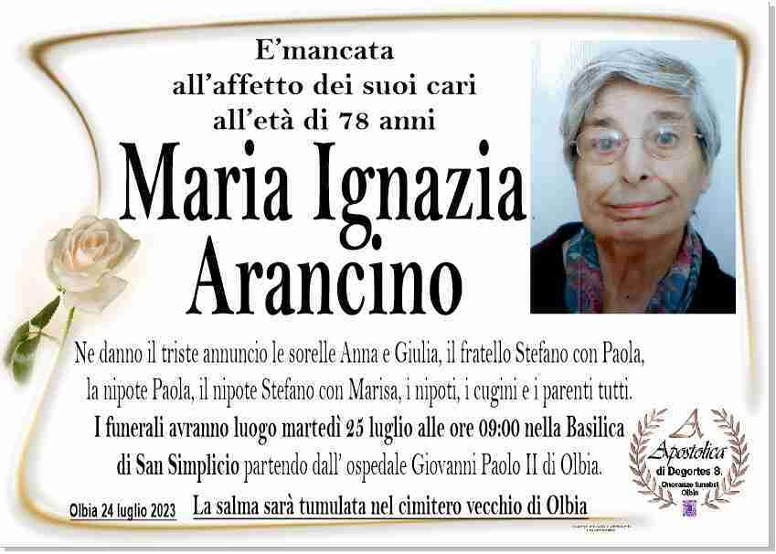 Maria Ignazia Arancino