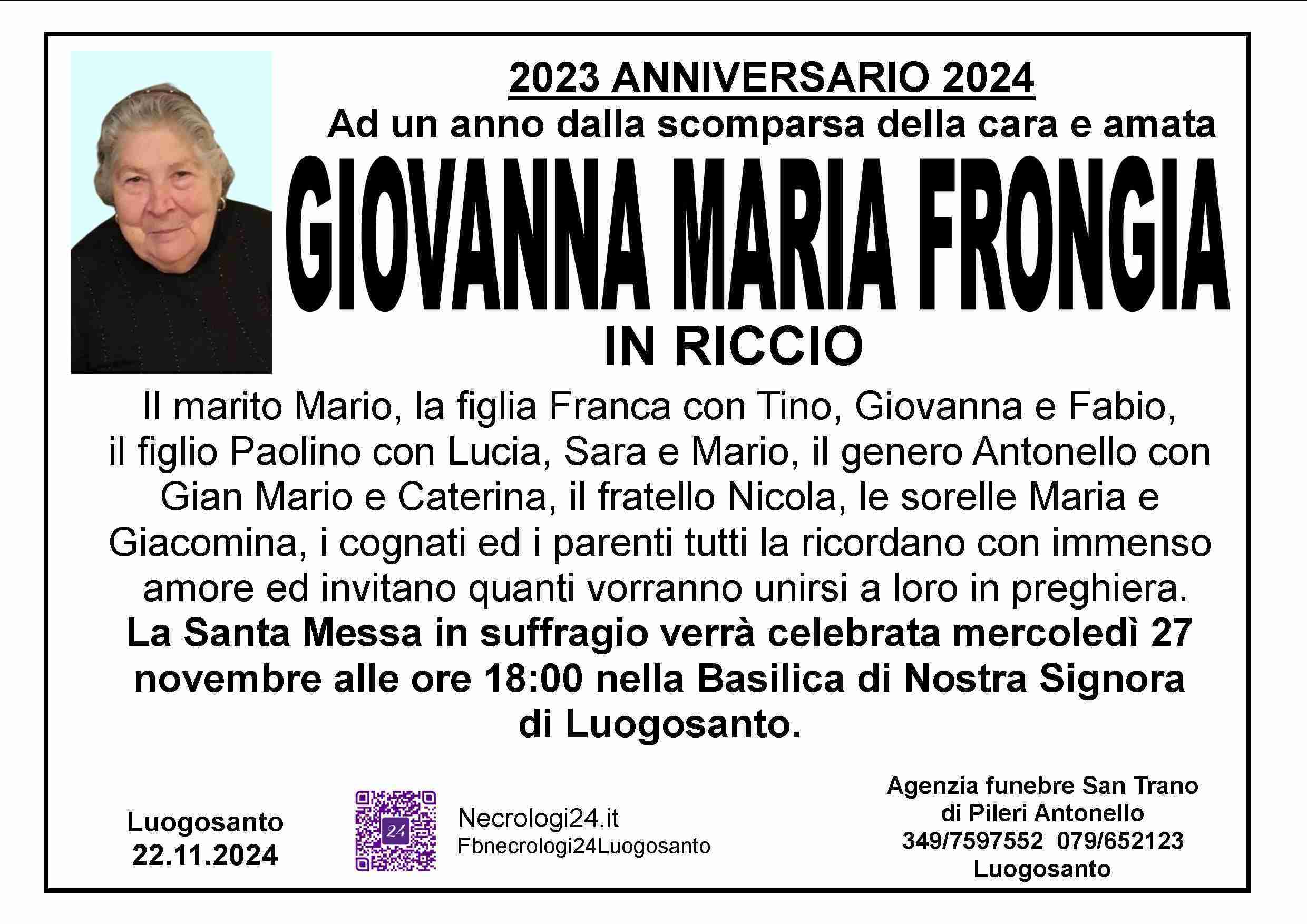 Giovanna Maria Frongia