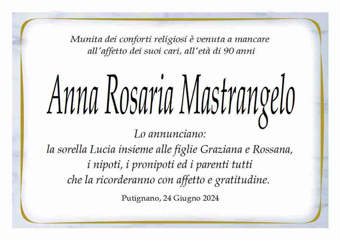 Anna Rosaria Mastrangelo