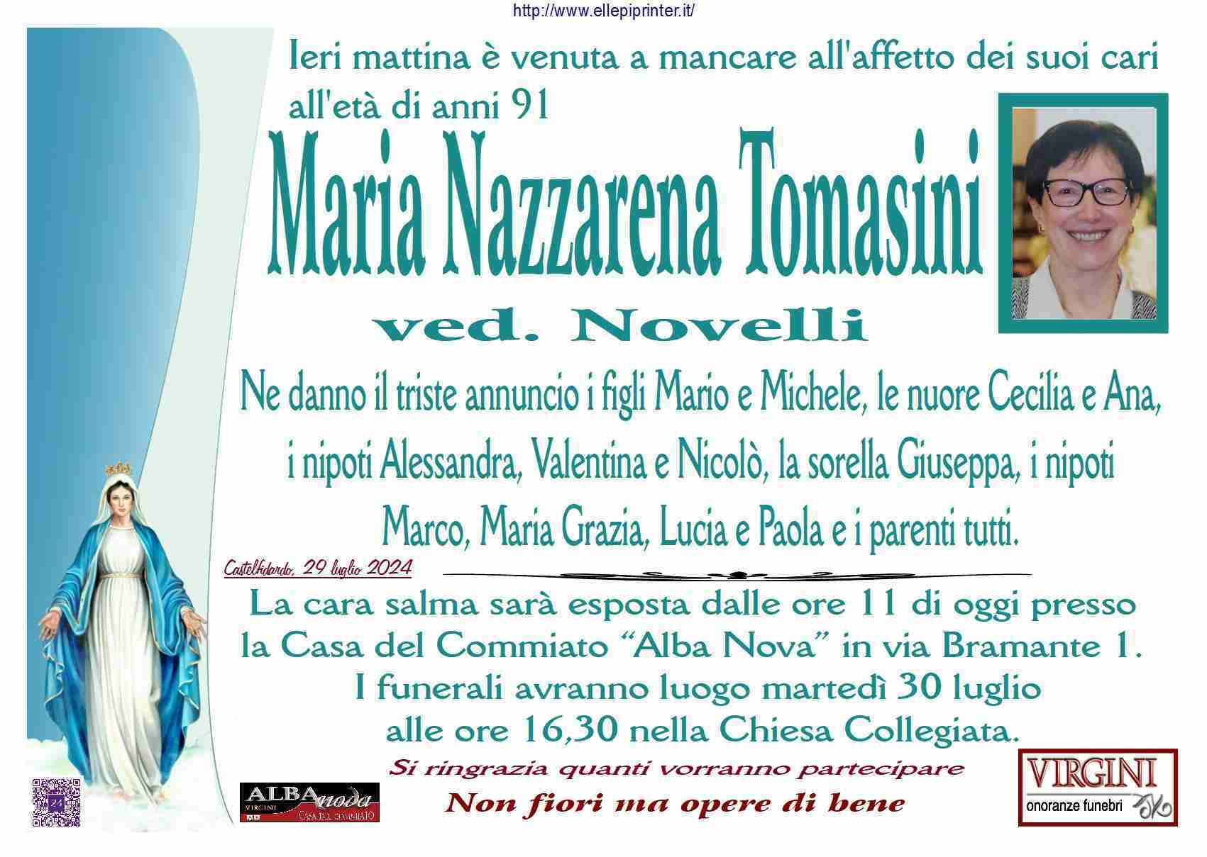 Maria Nazzarena Tomasini