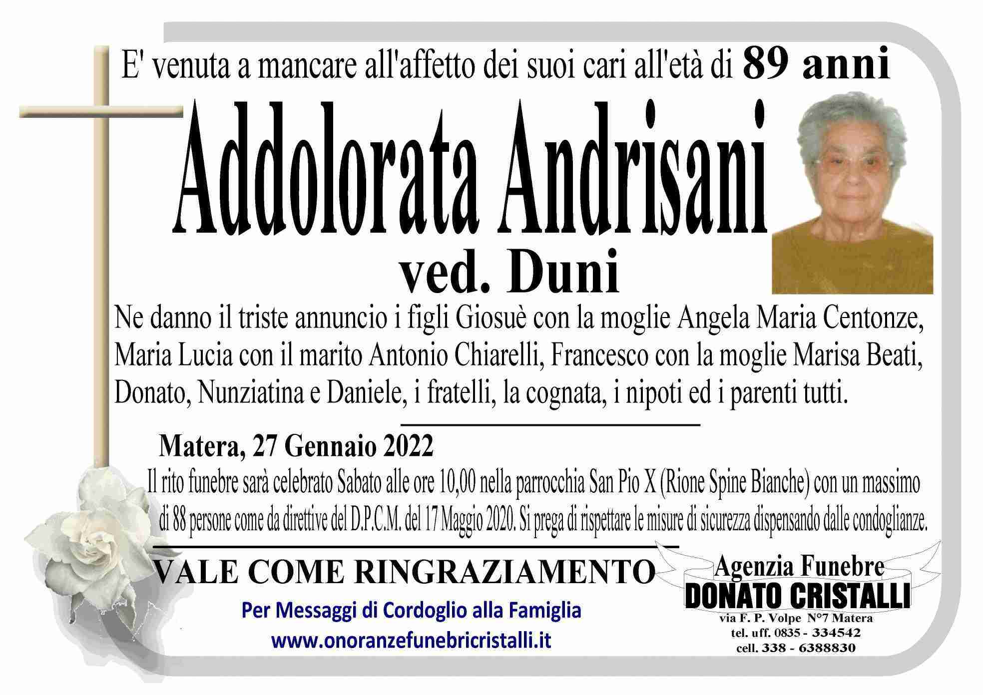 Addolorata Andrisani