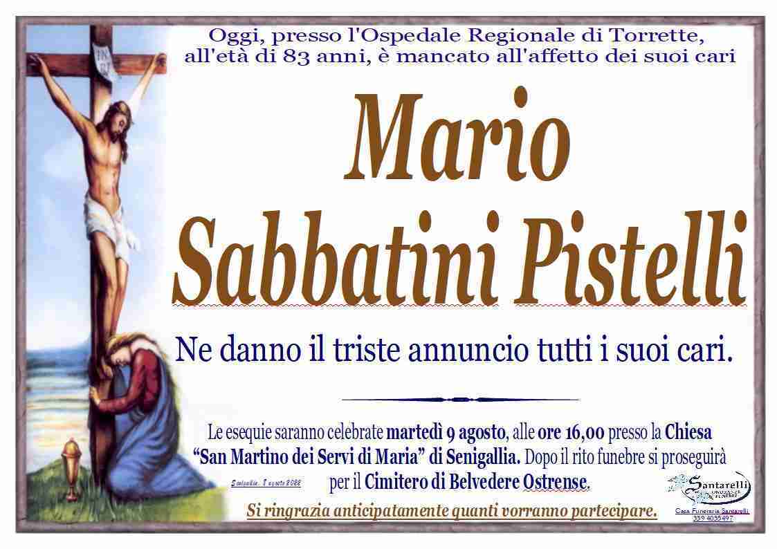 Mario Sabbatini Pistelli