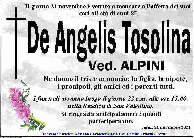 Tosolina De Angelis