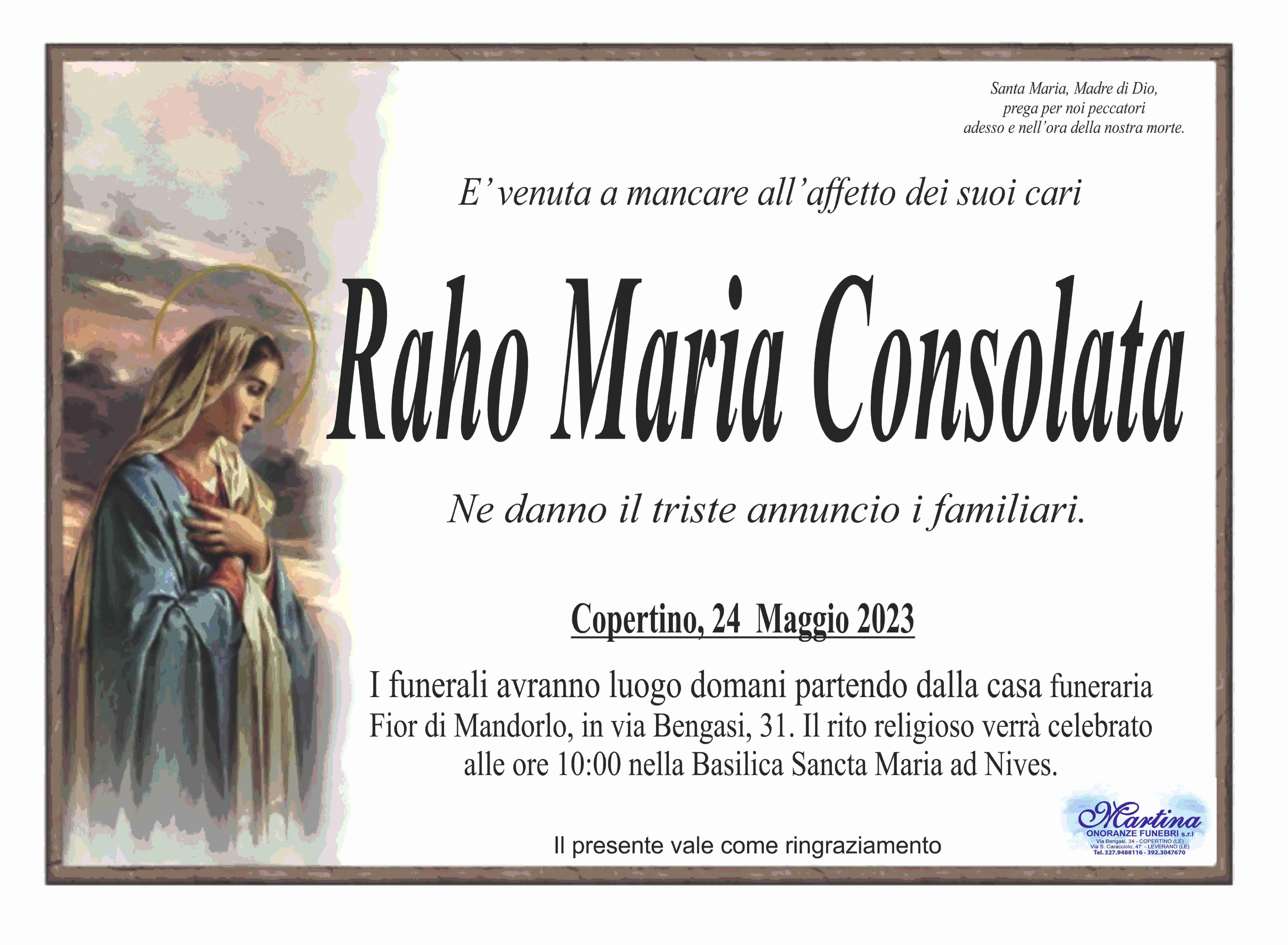 Maria Consolata Raho