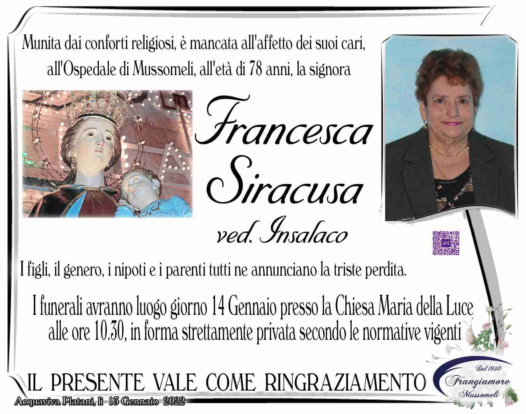 Francesca Siracusa