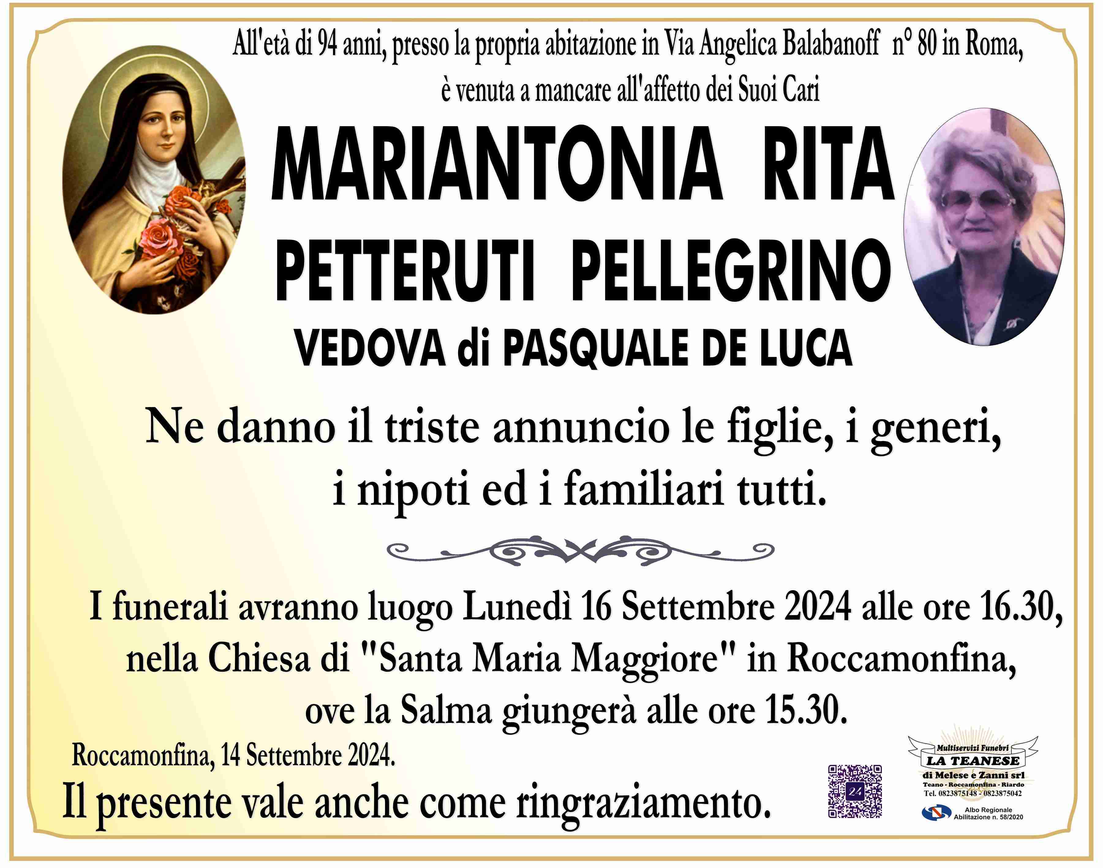 Mariantonia Rita Petteruti Pellegrino