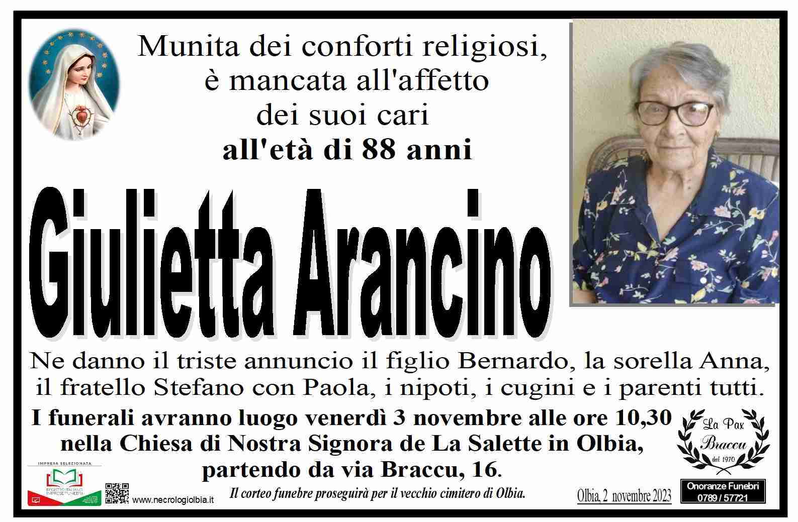 Giulietta Arancino