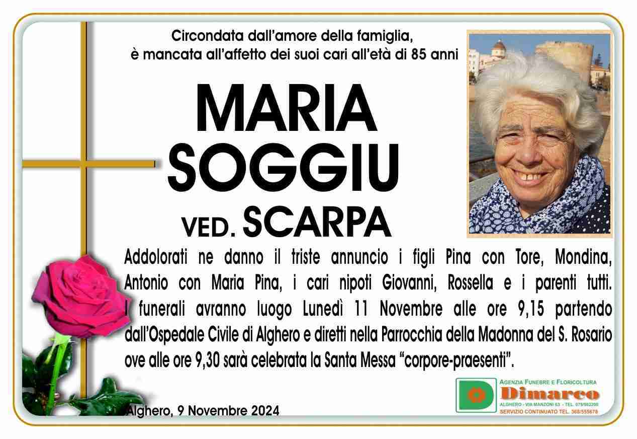 Maria Soggiu ved. Scarpa