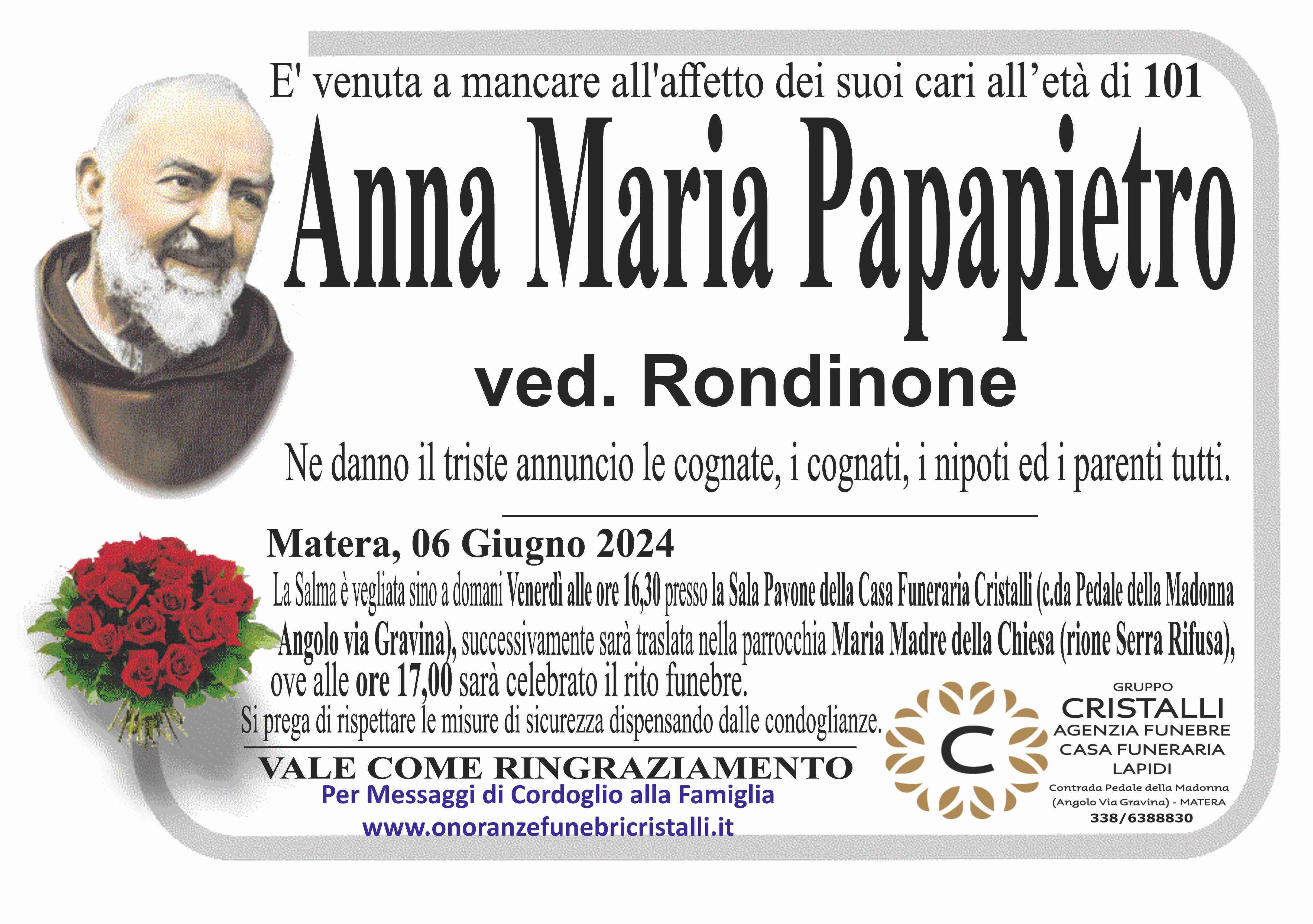 Anna Maria Papapietro