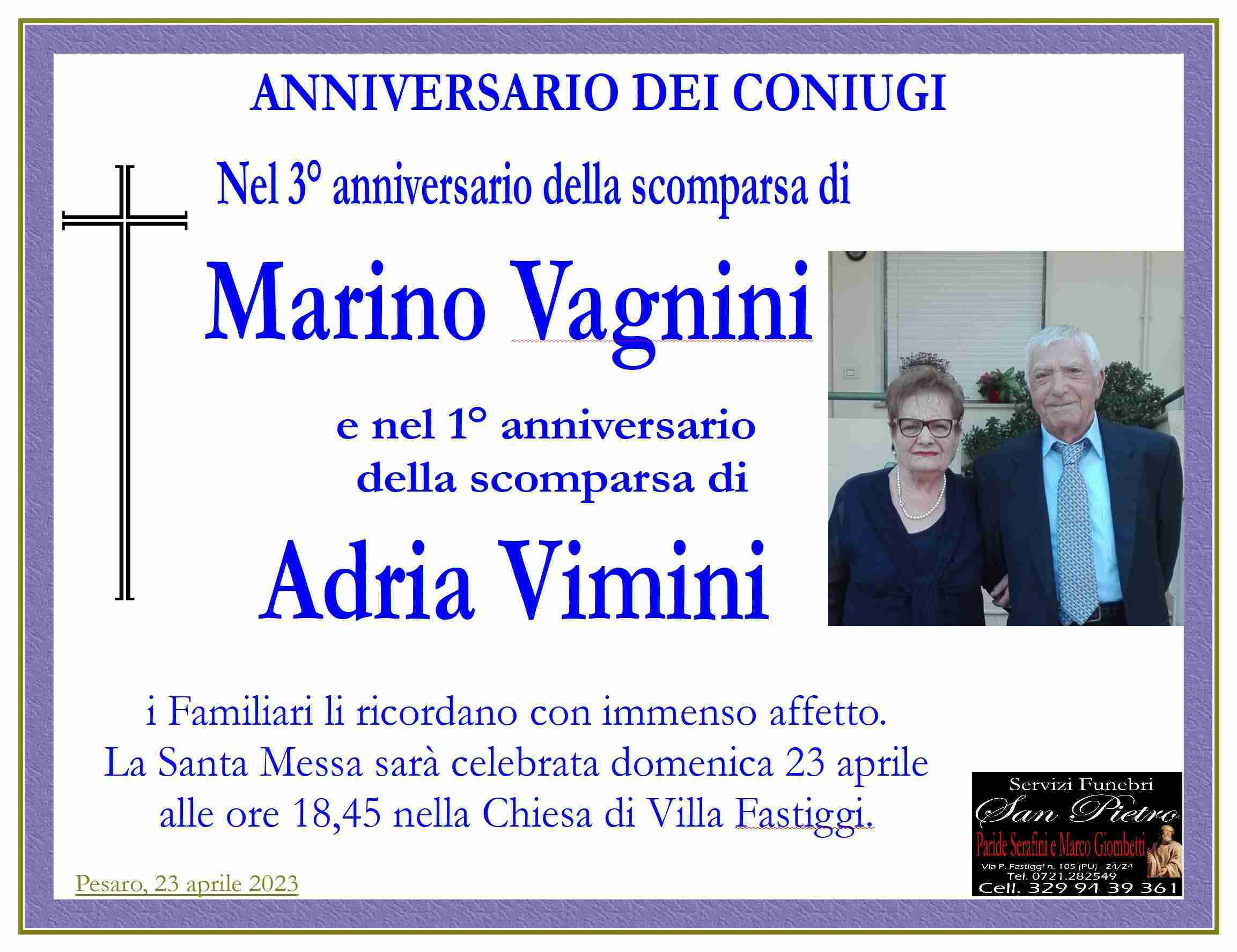 Marino Vagnini e Adria Vimini