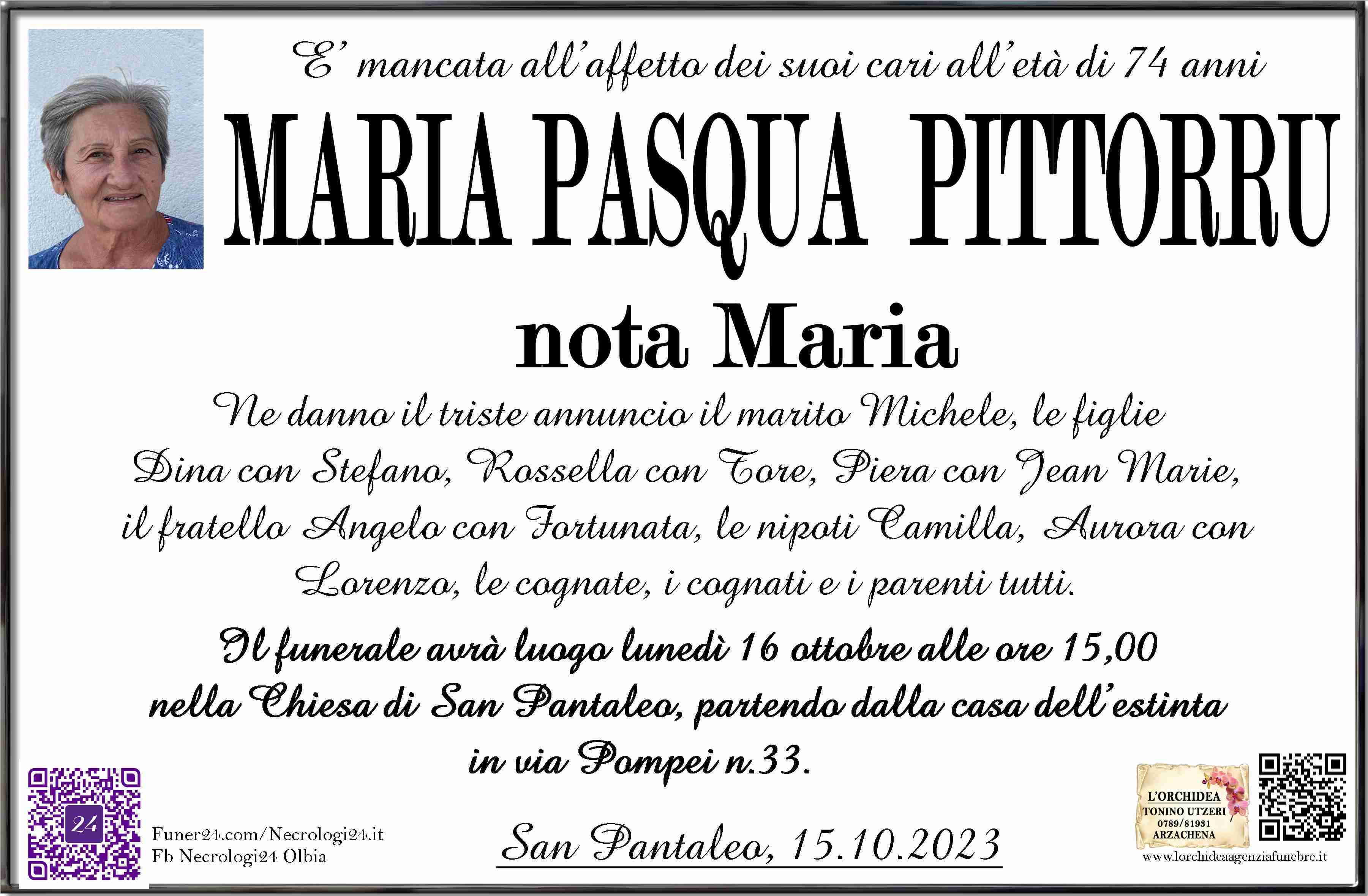 Maria Pasqua Pittorru