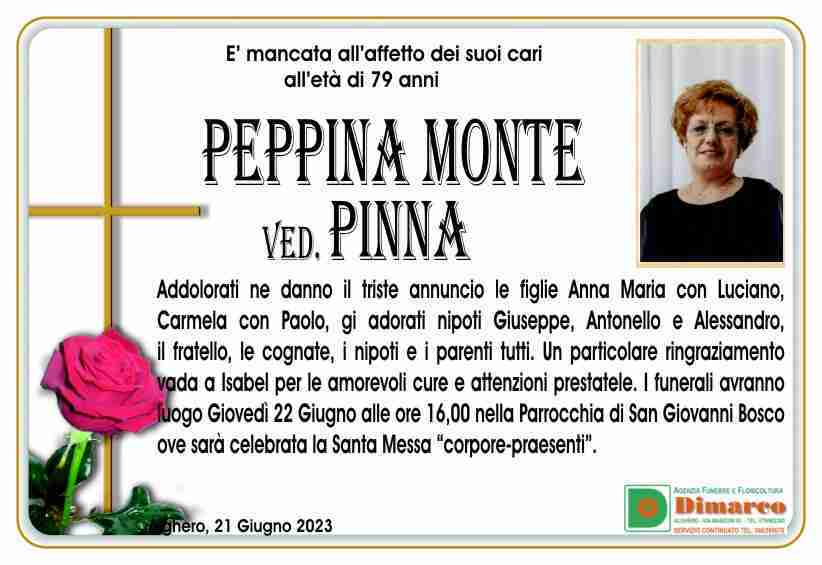 Peppina Monte ved. Pinna