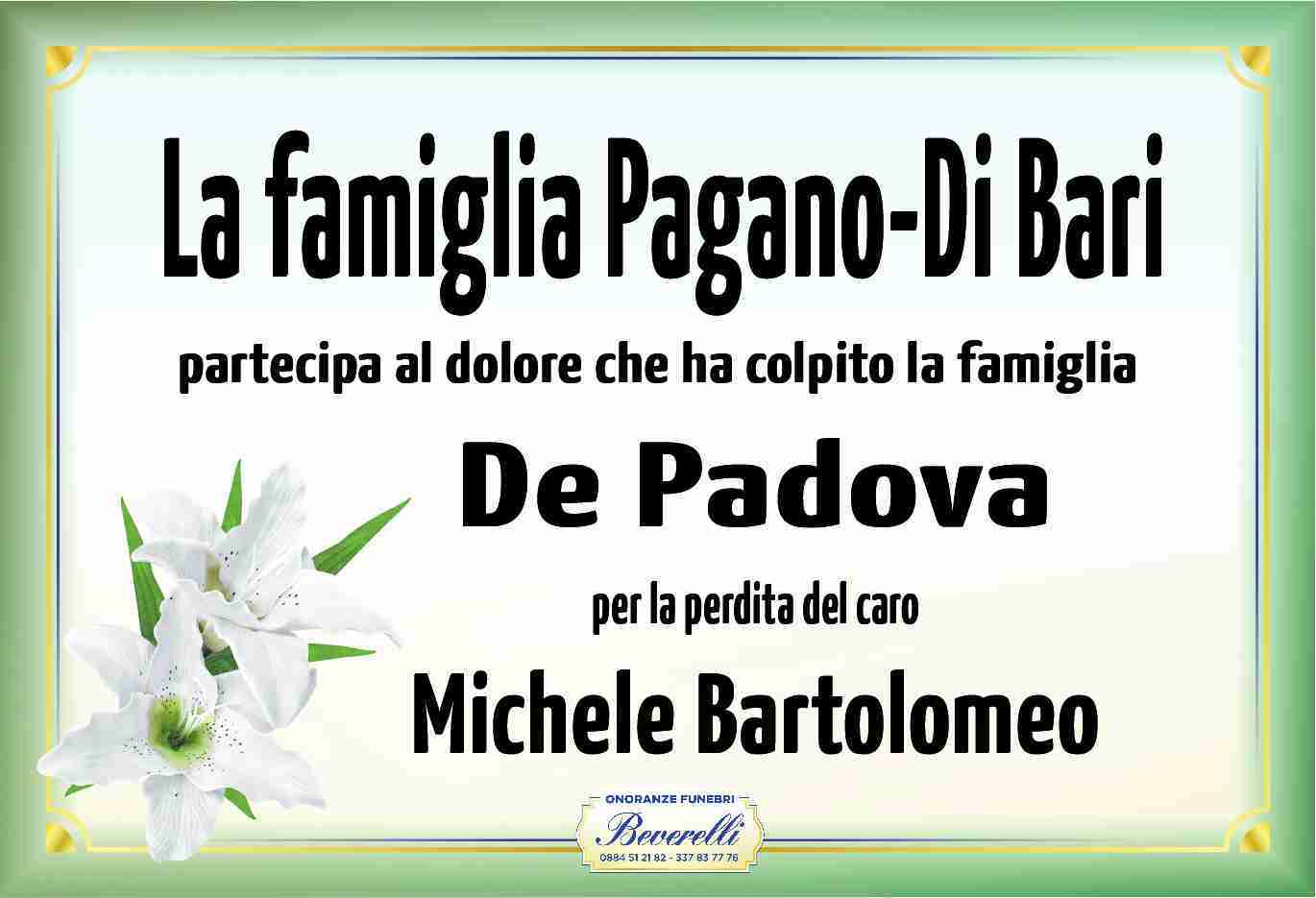 Michele Bartolomeo De Padova