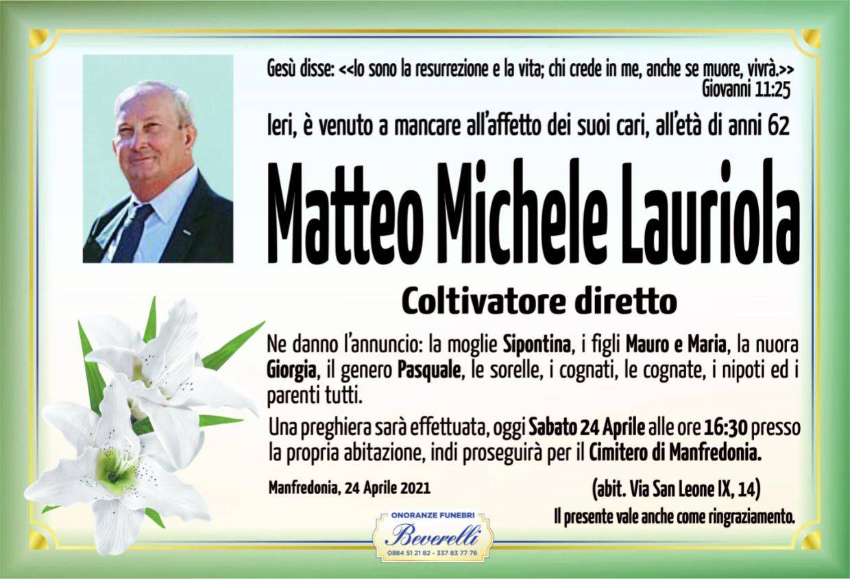Matteo Michele Lauriola