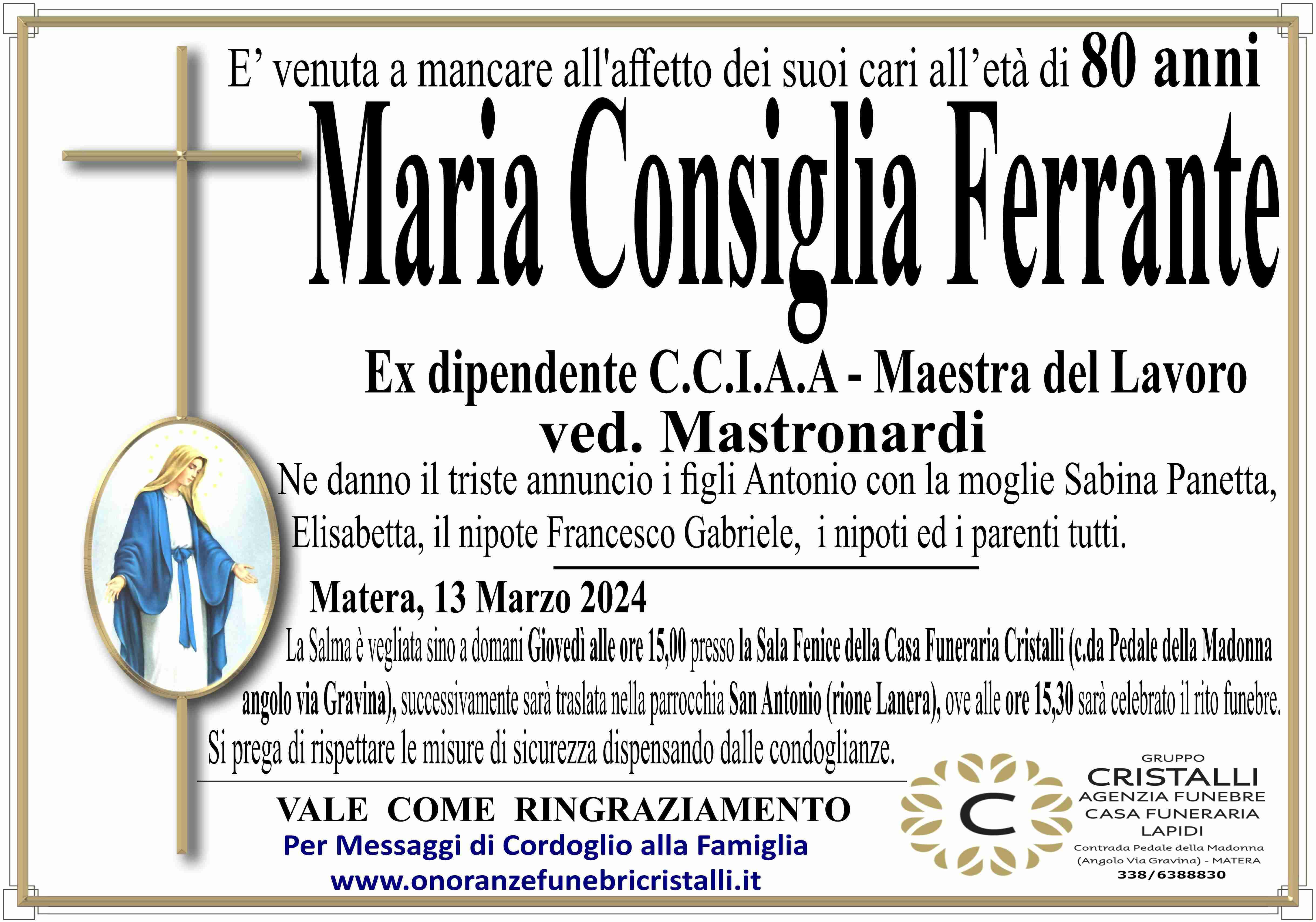 Maria Consiglia Ferrante
