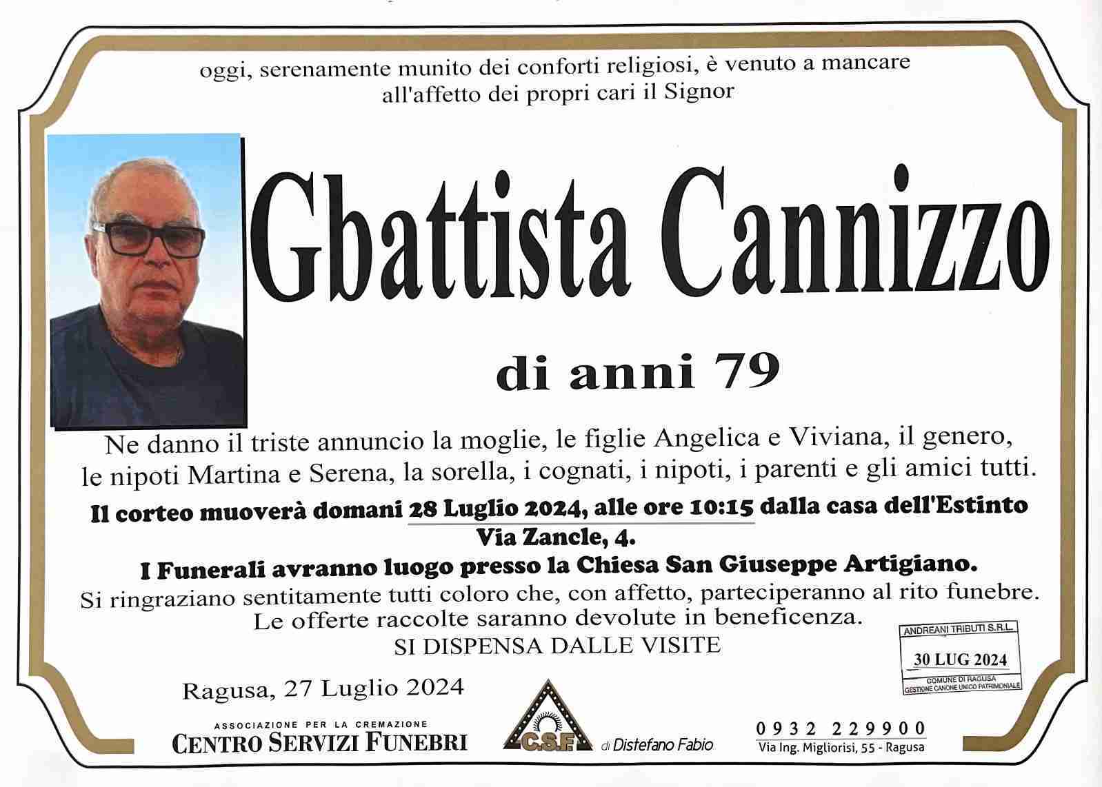 Gbattista Cannizzo