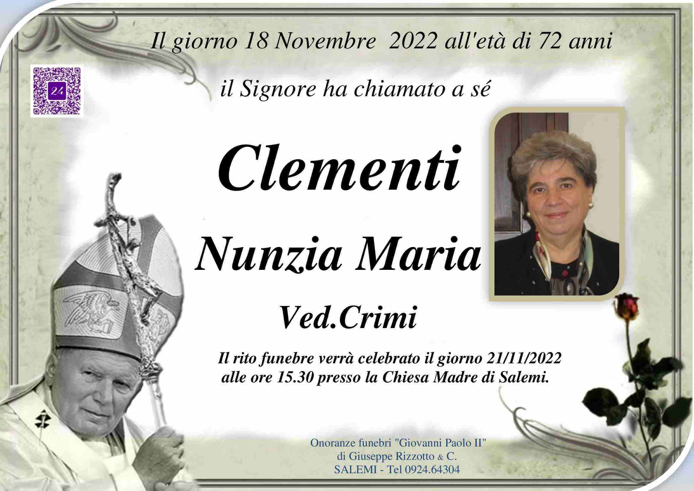 Nunzia Maria Clementi