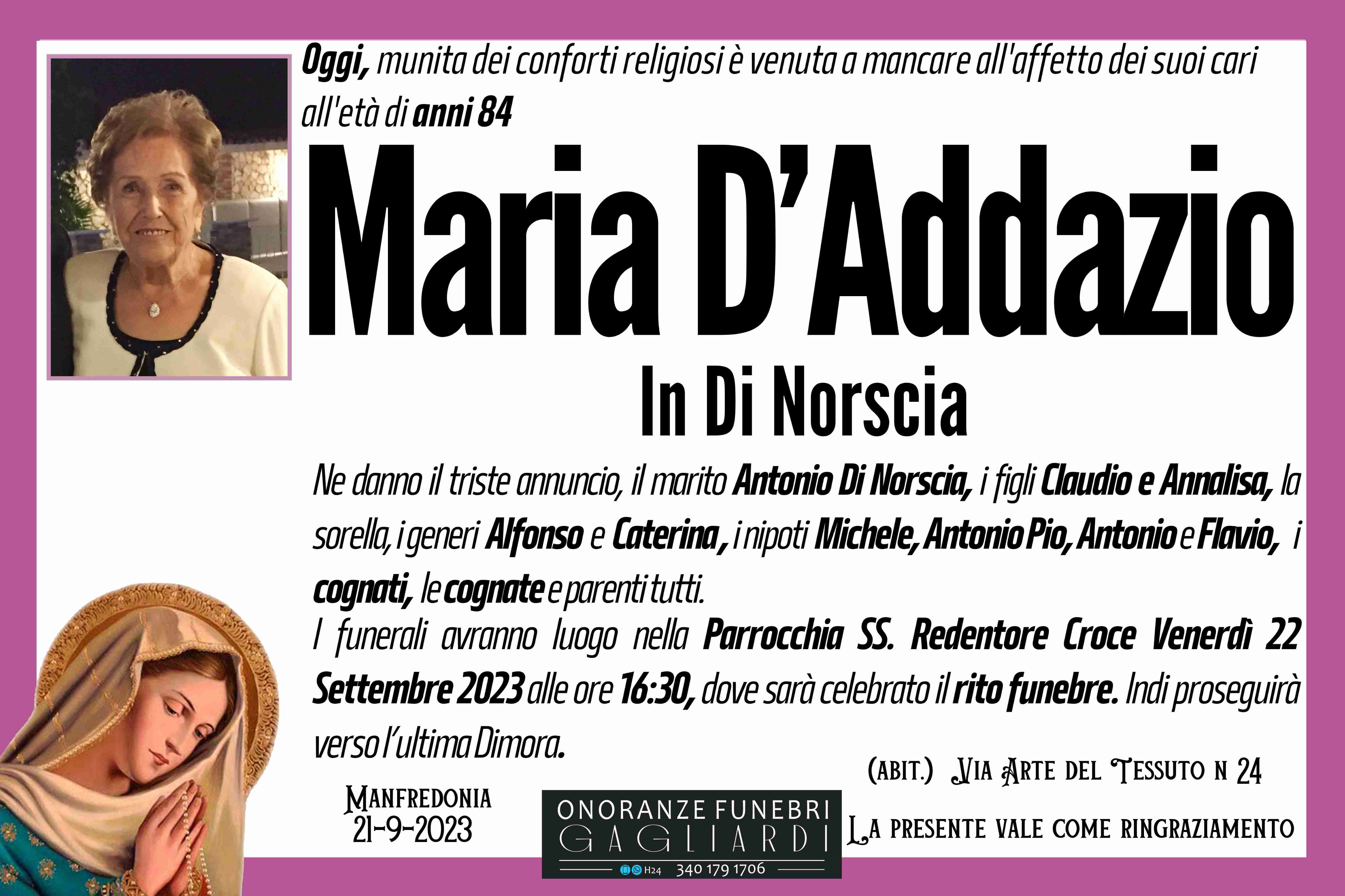 Maria D'Addazio