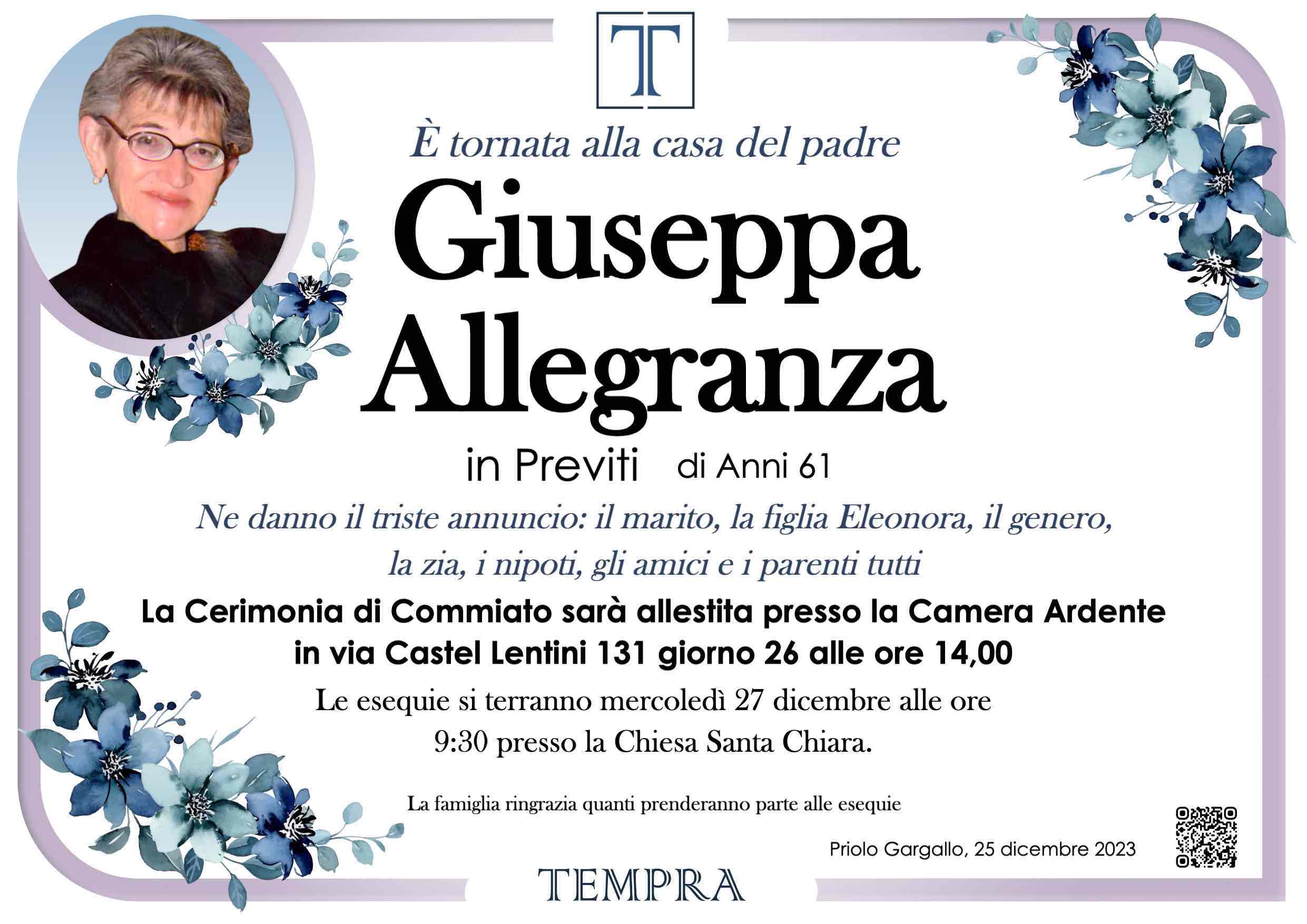 Giuseppa Allegranza