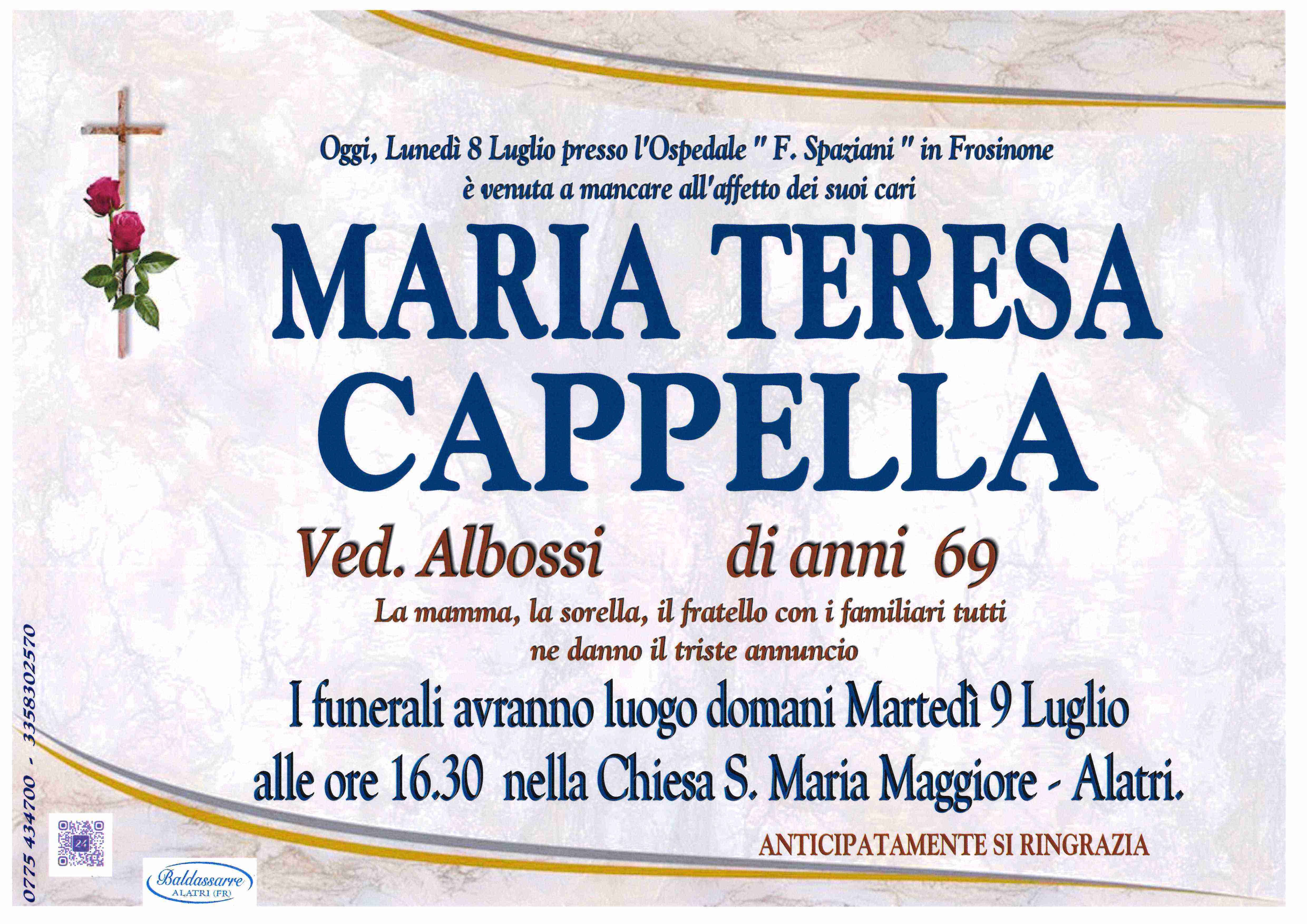 Maria Teresa  Cappella