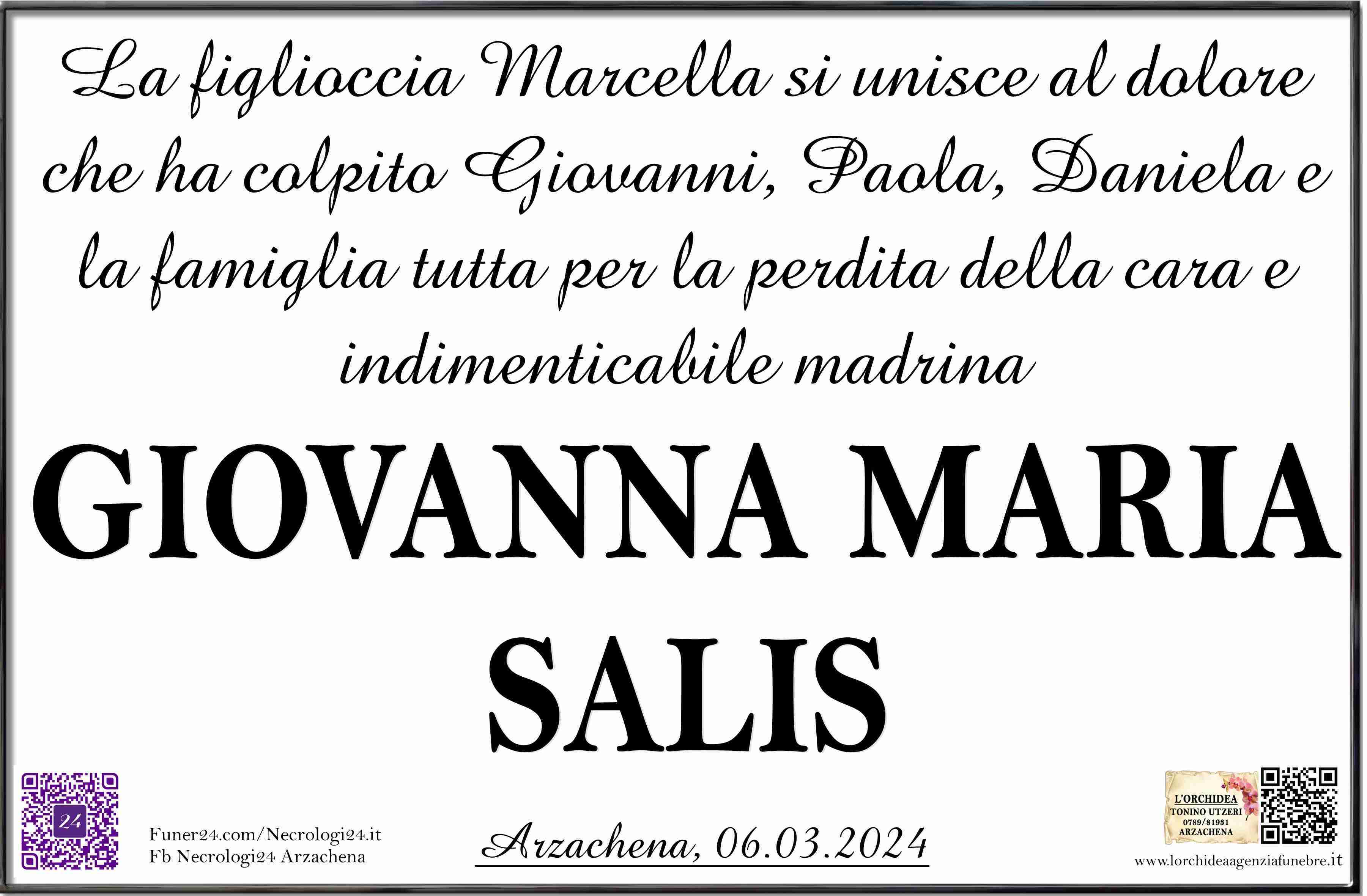 Giovanna Maria Salis