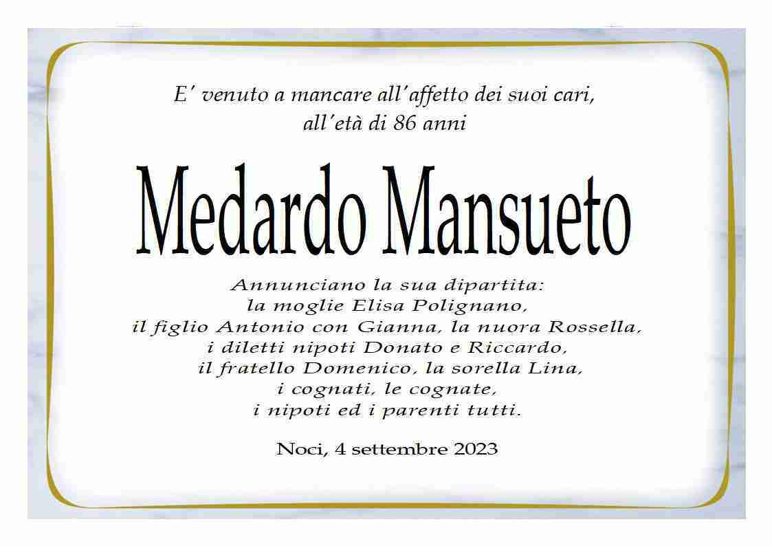 Medardo Mansueto