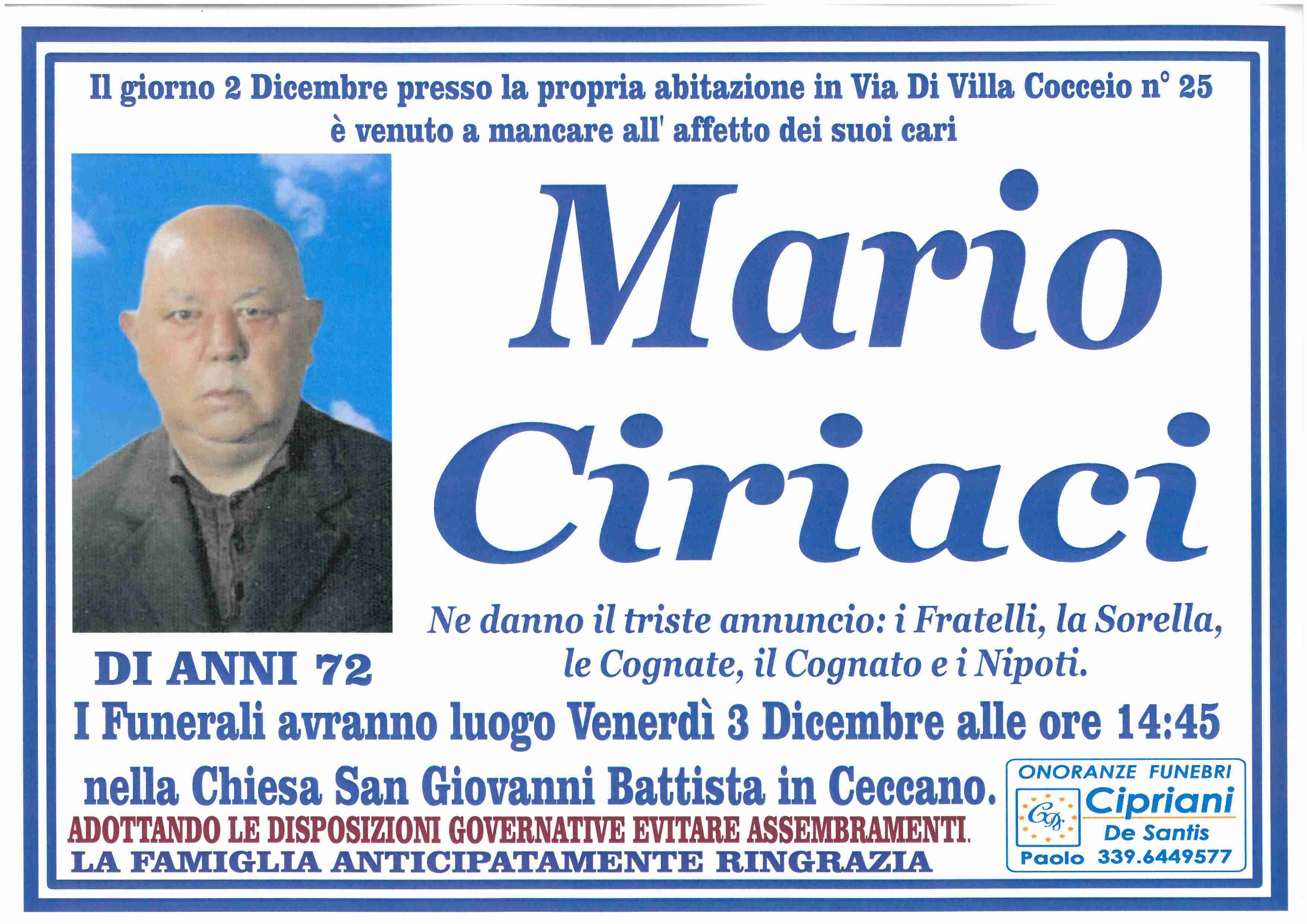 Mario Ciriaci