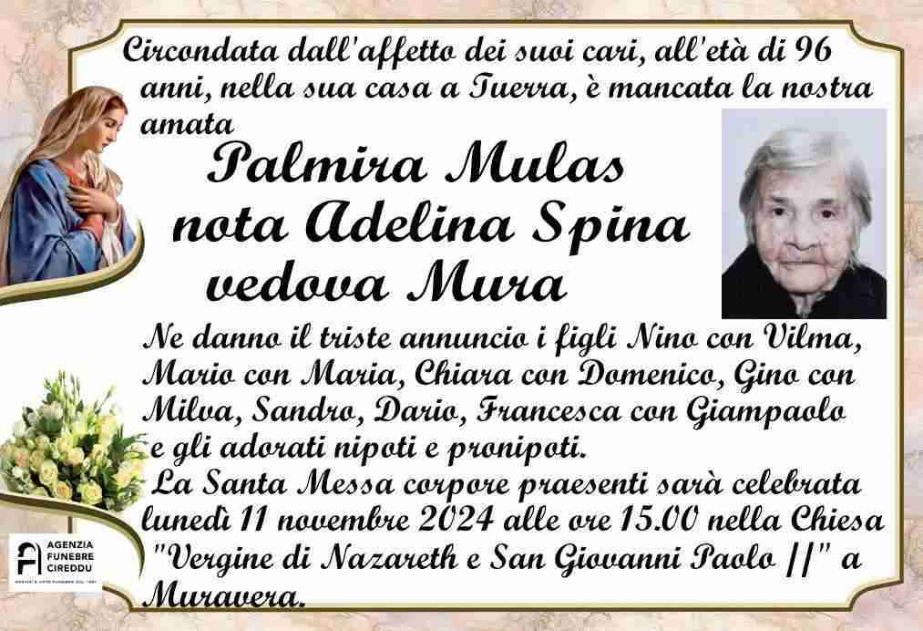 Palmira Mulas nota Adelina Spina