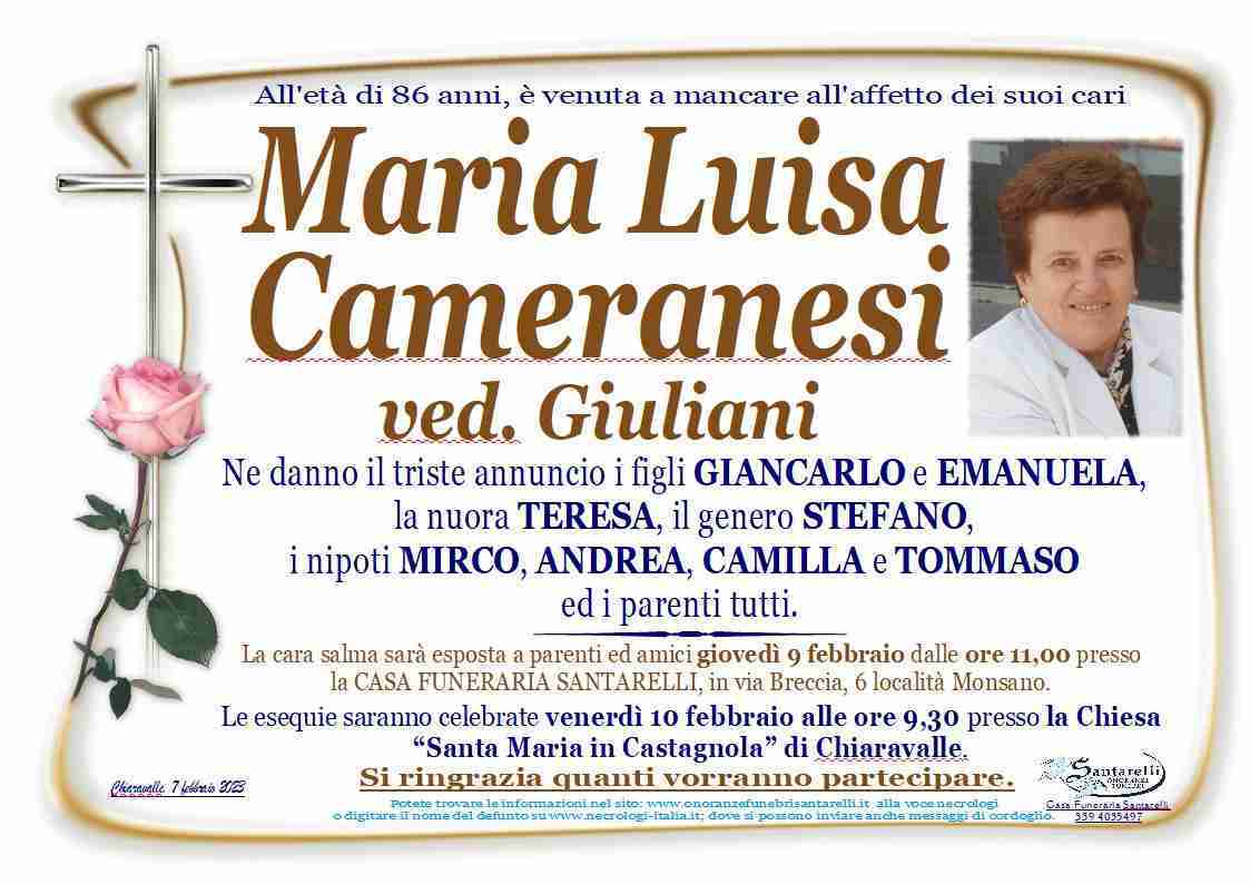 Maria Luisa Cameranesi