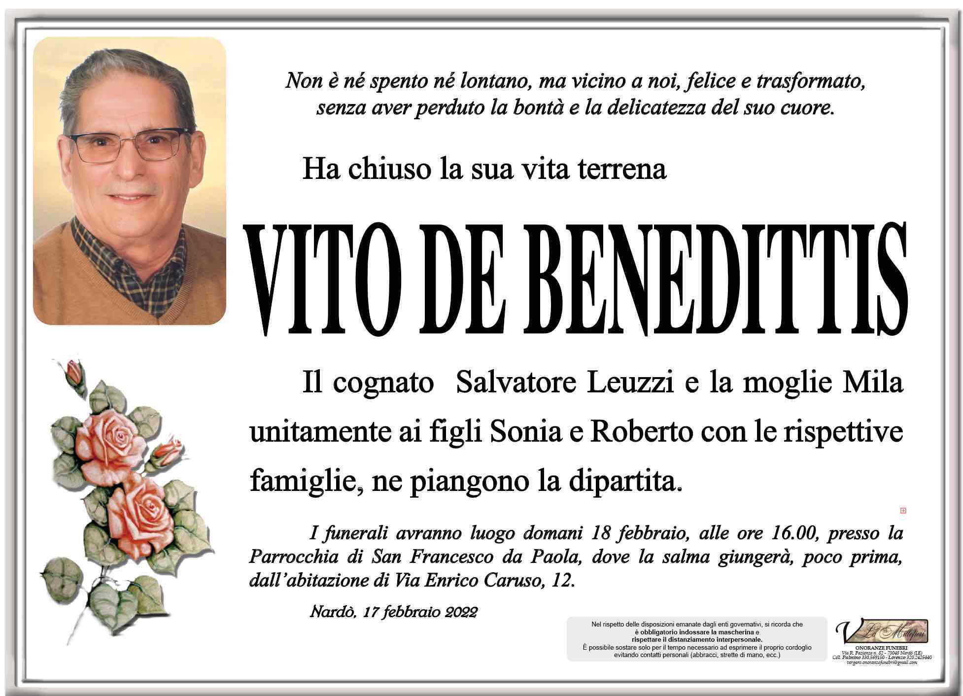 Vito De Beneditttis