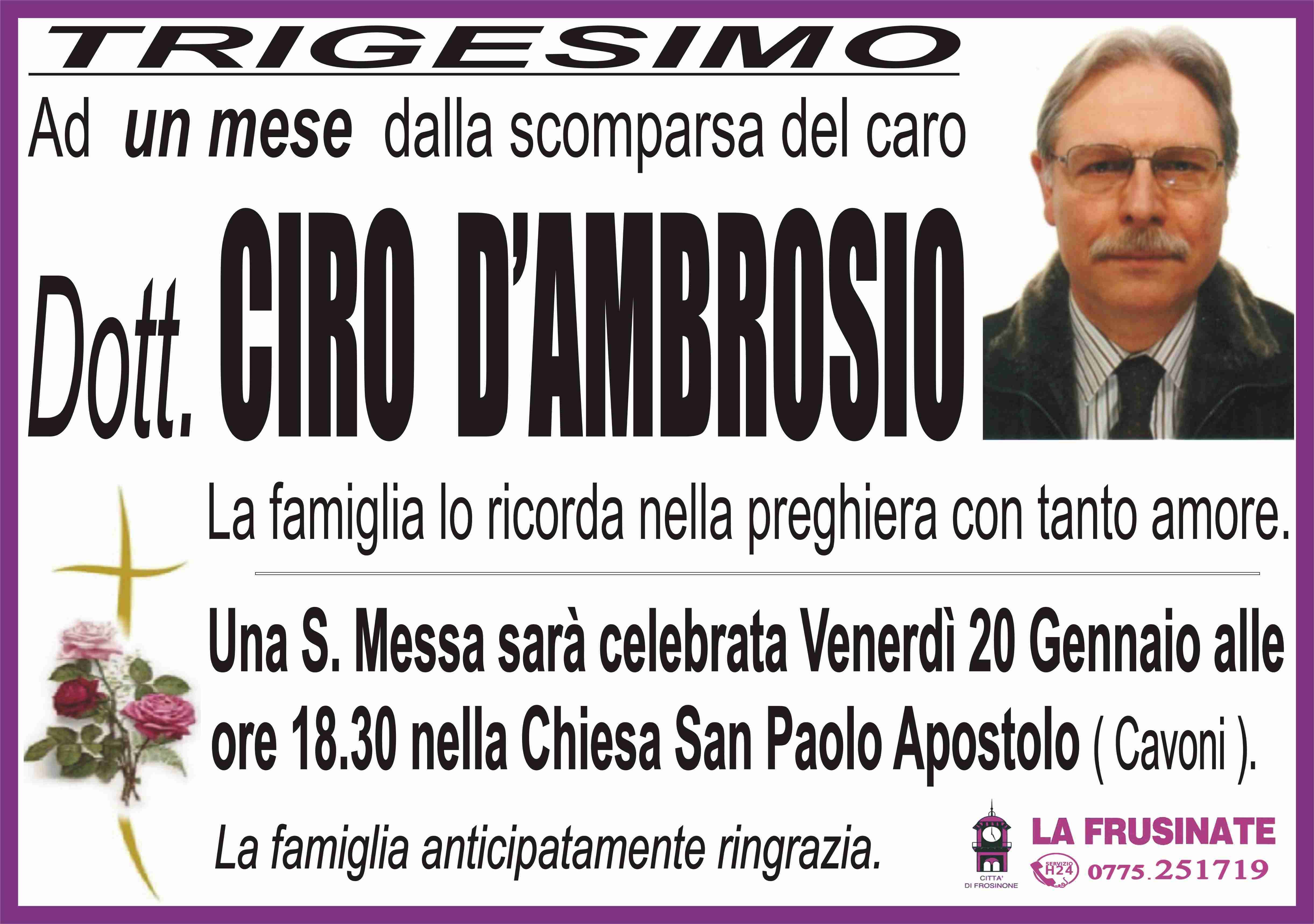 Ciro D'Ambrosio