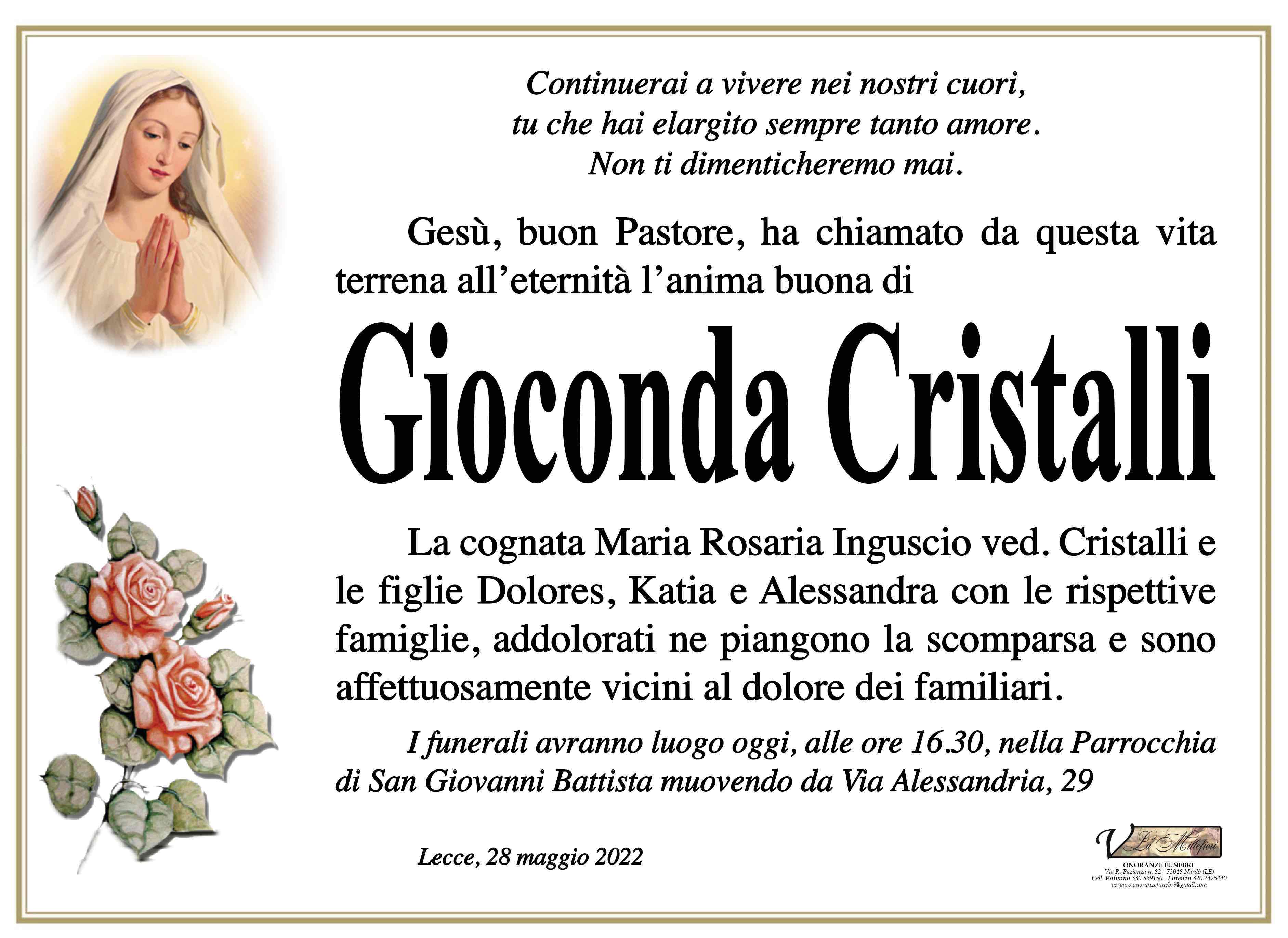 Gioconda Cristalli