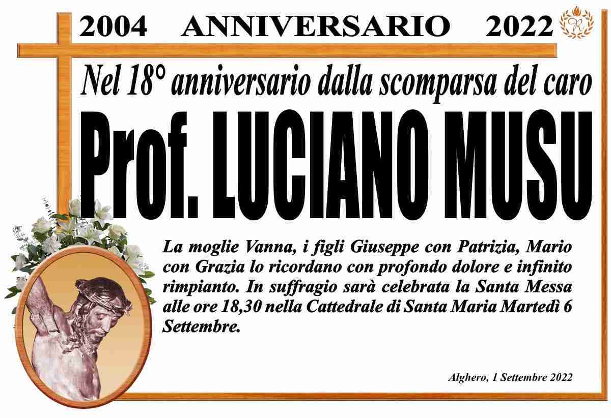 Prof. Luciano Musu