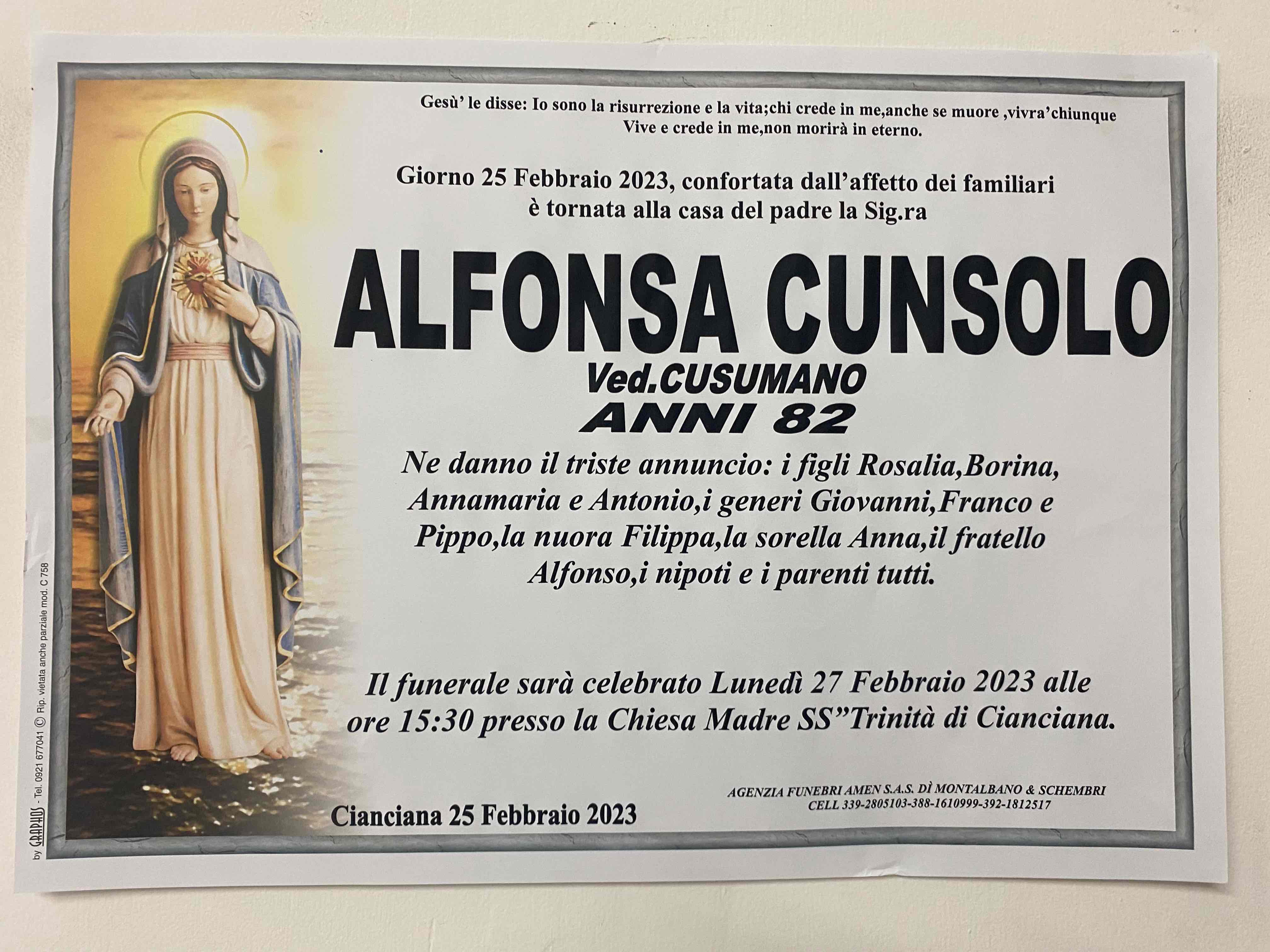 Alfonsa Cunsolo