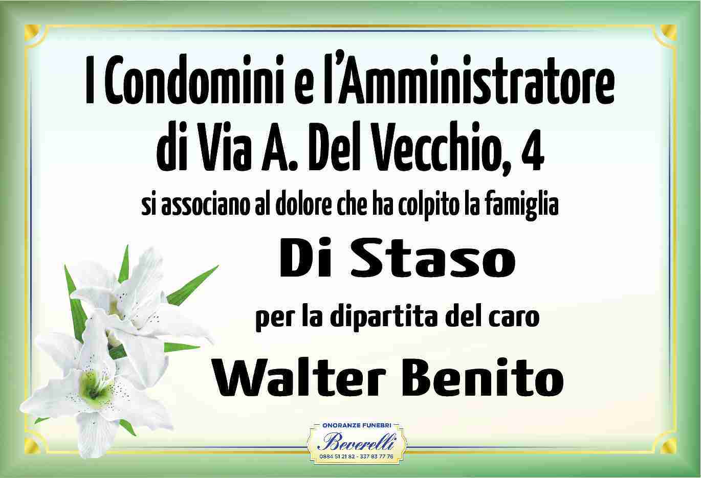 Walter Benito Di Staso