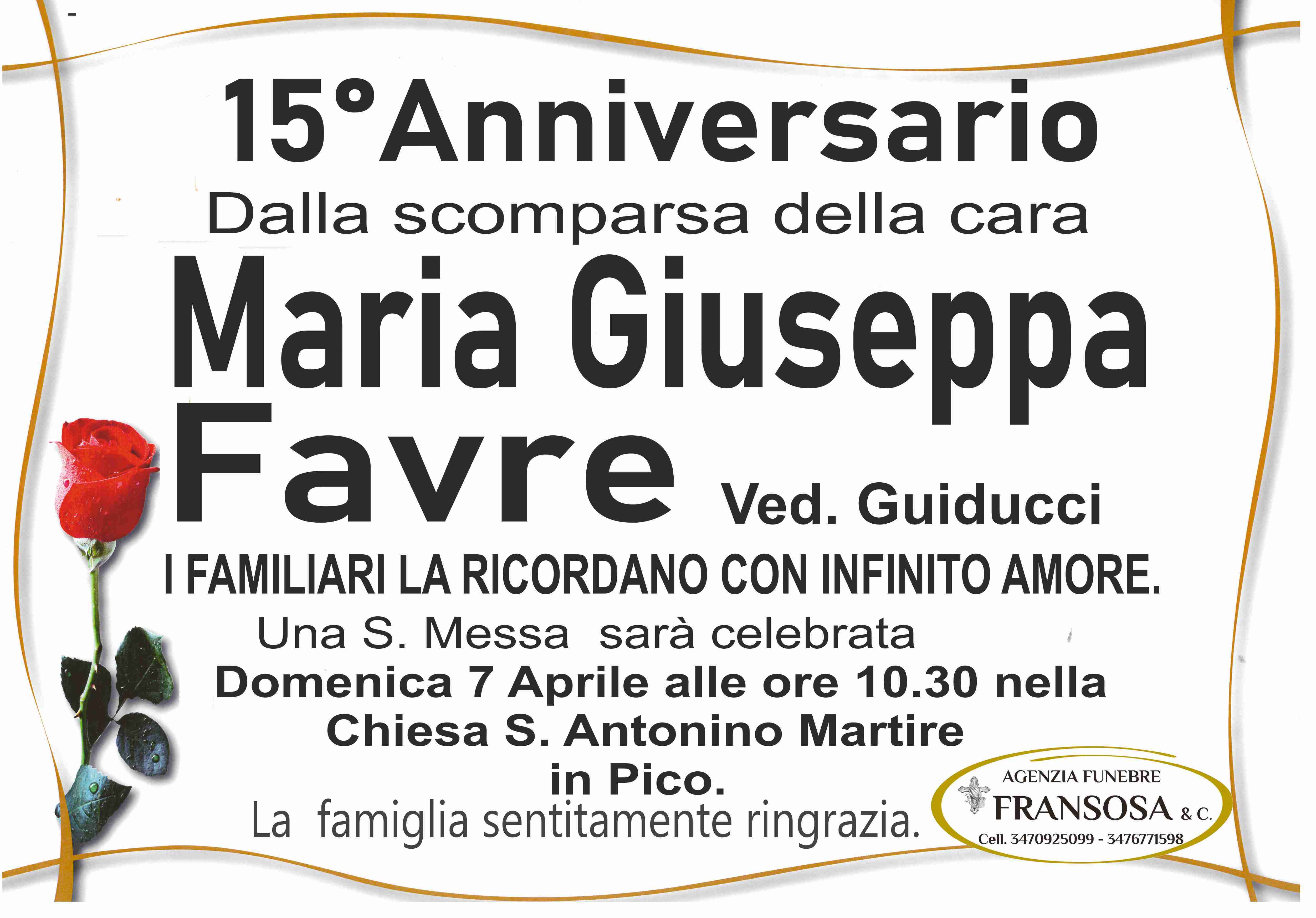 Maria Giuseppa Favre