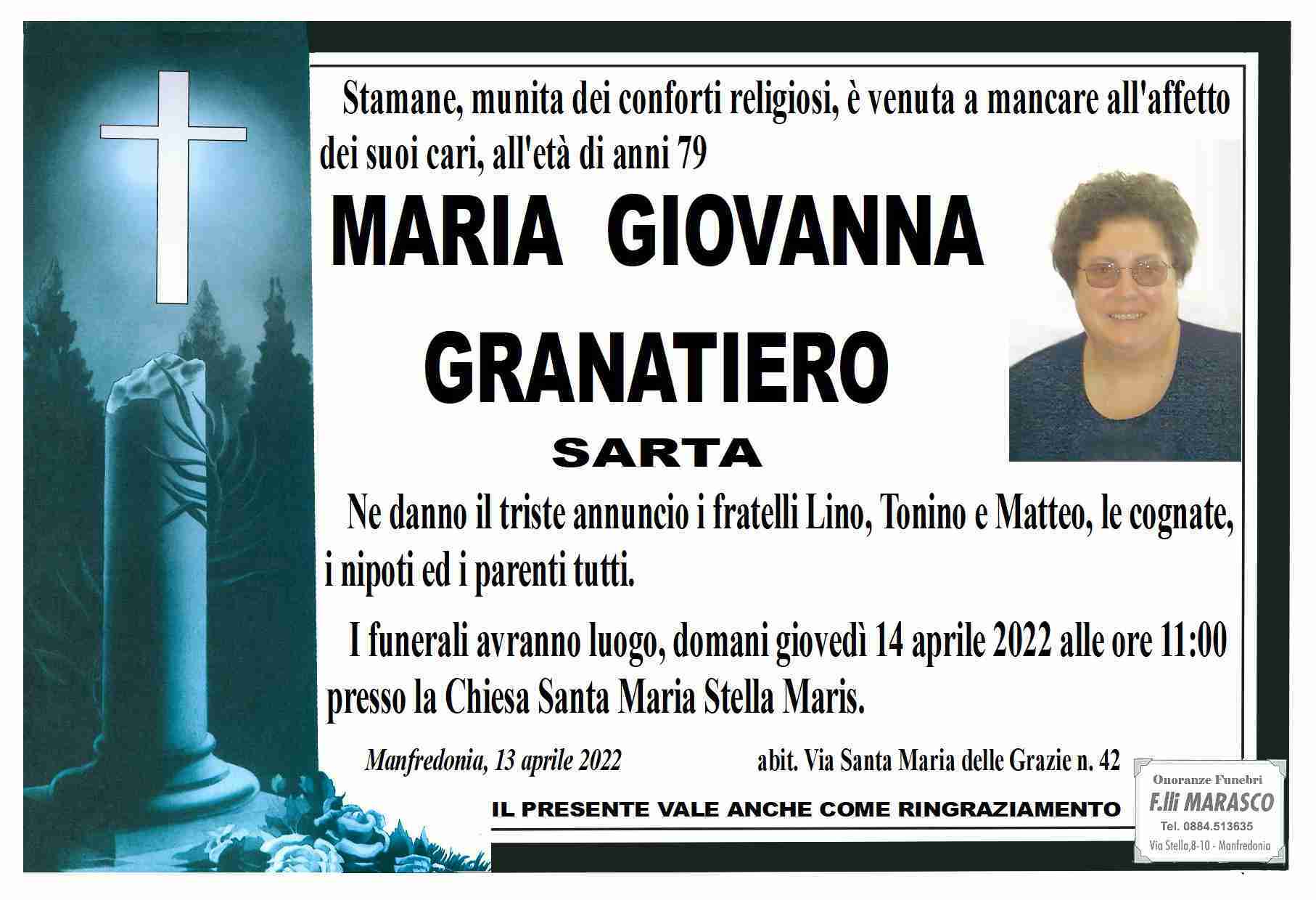 Maria Giovanna Granatiero