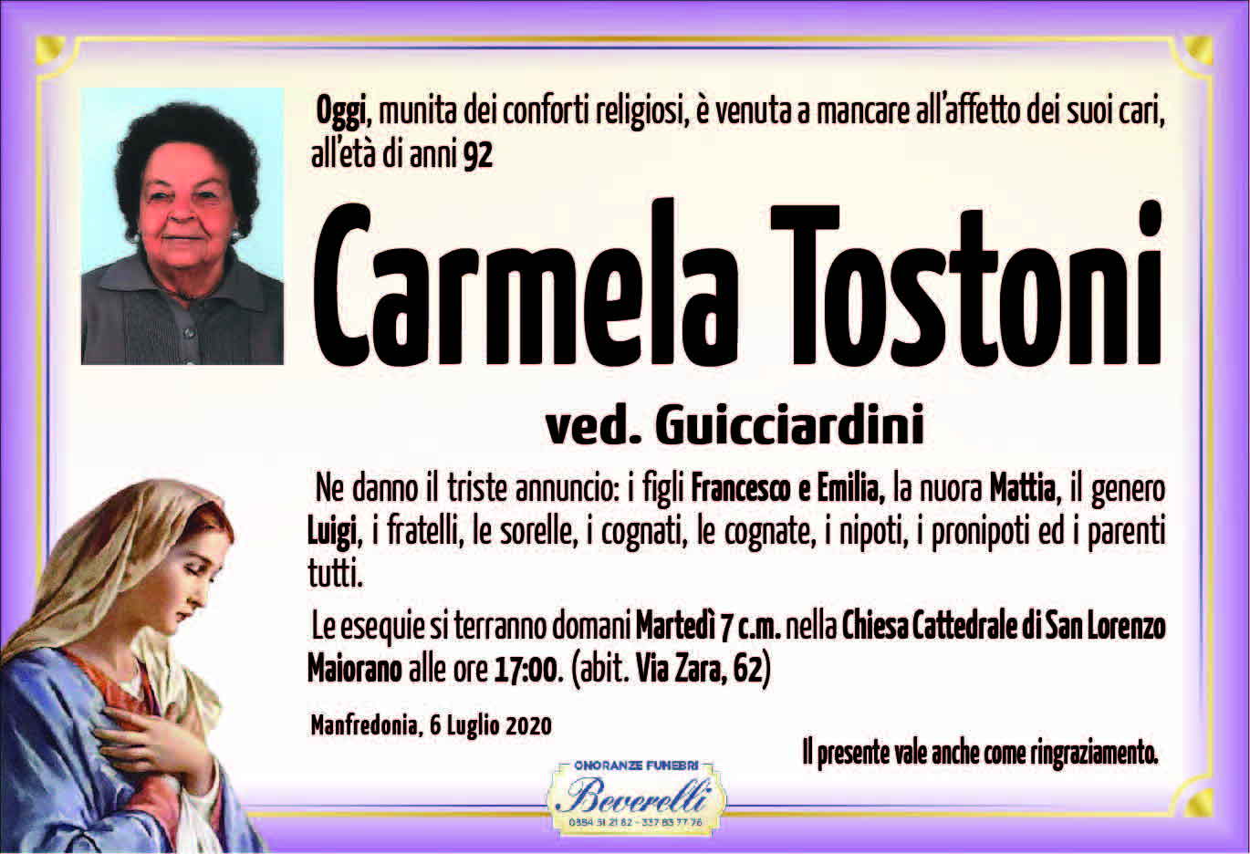Carmela Tostoni