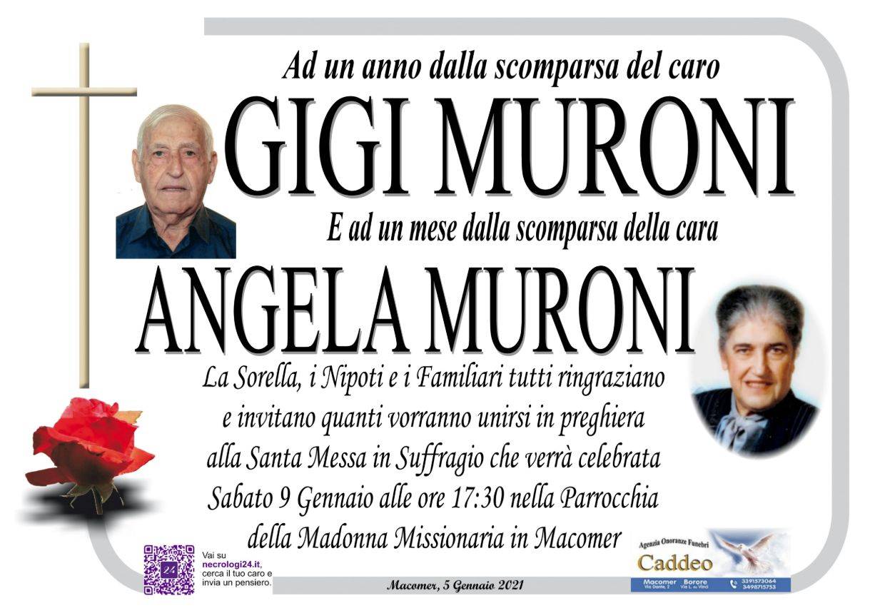 Angela Muroni e Gigi Muroni