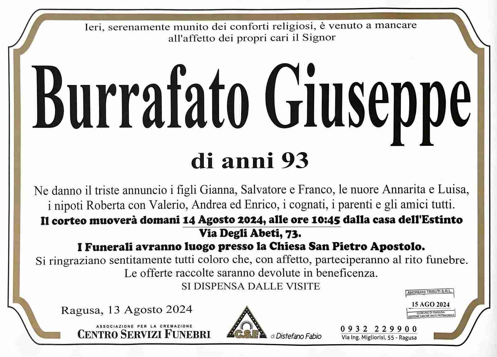 Burrafato Giuseppe