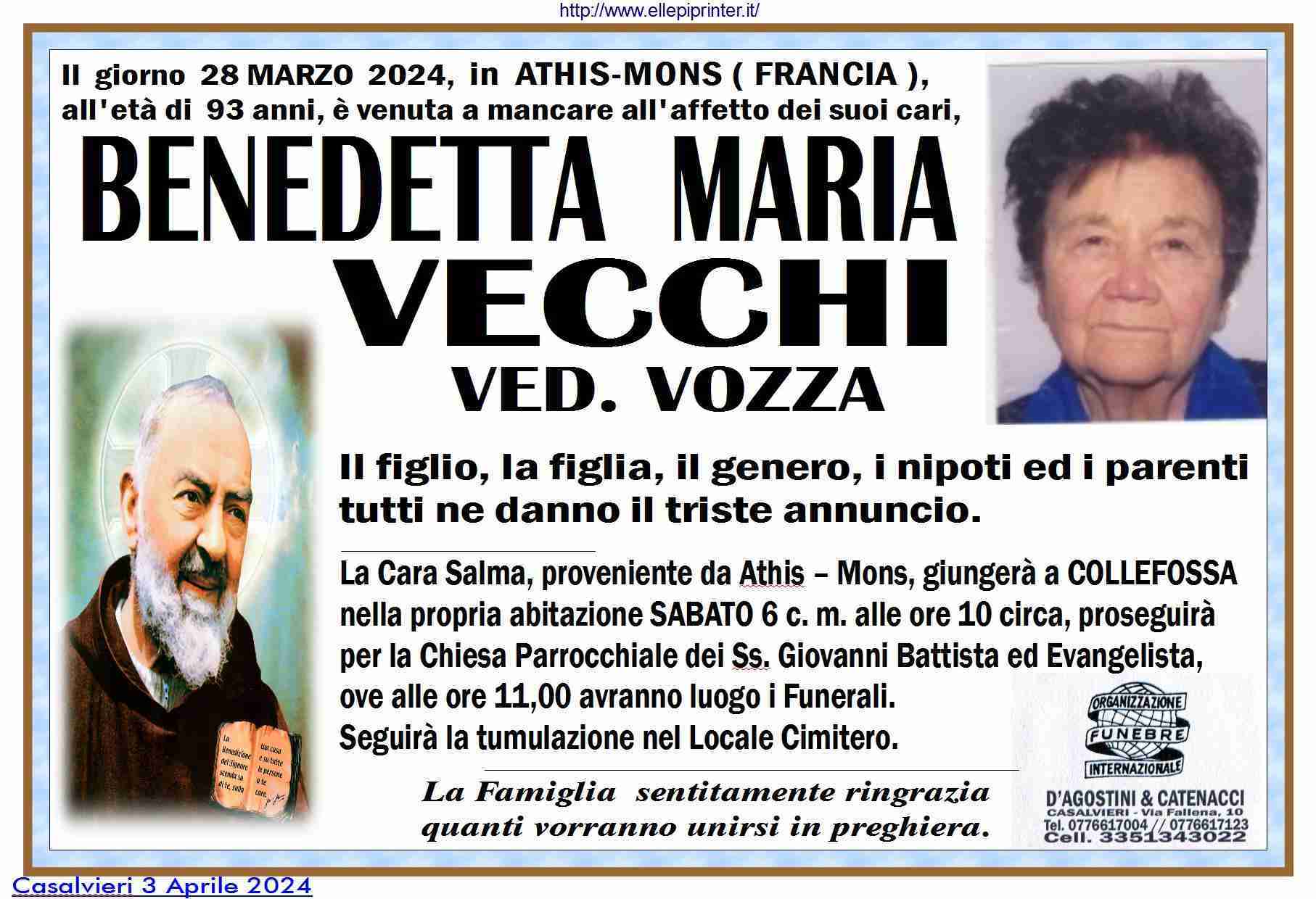 Benedetta Maria Vecchi