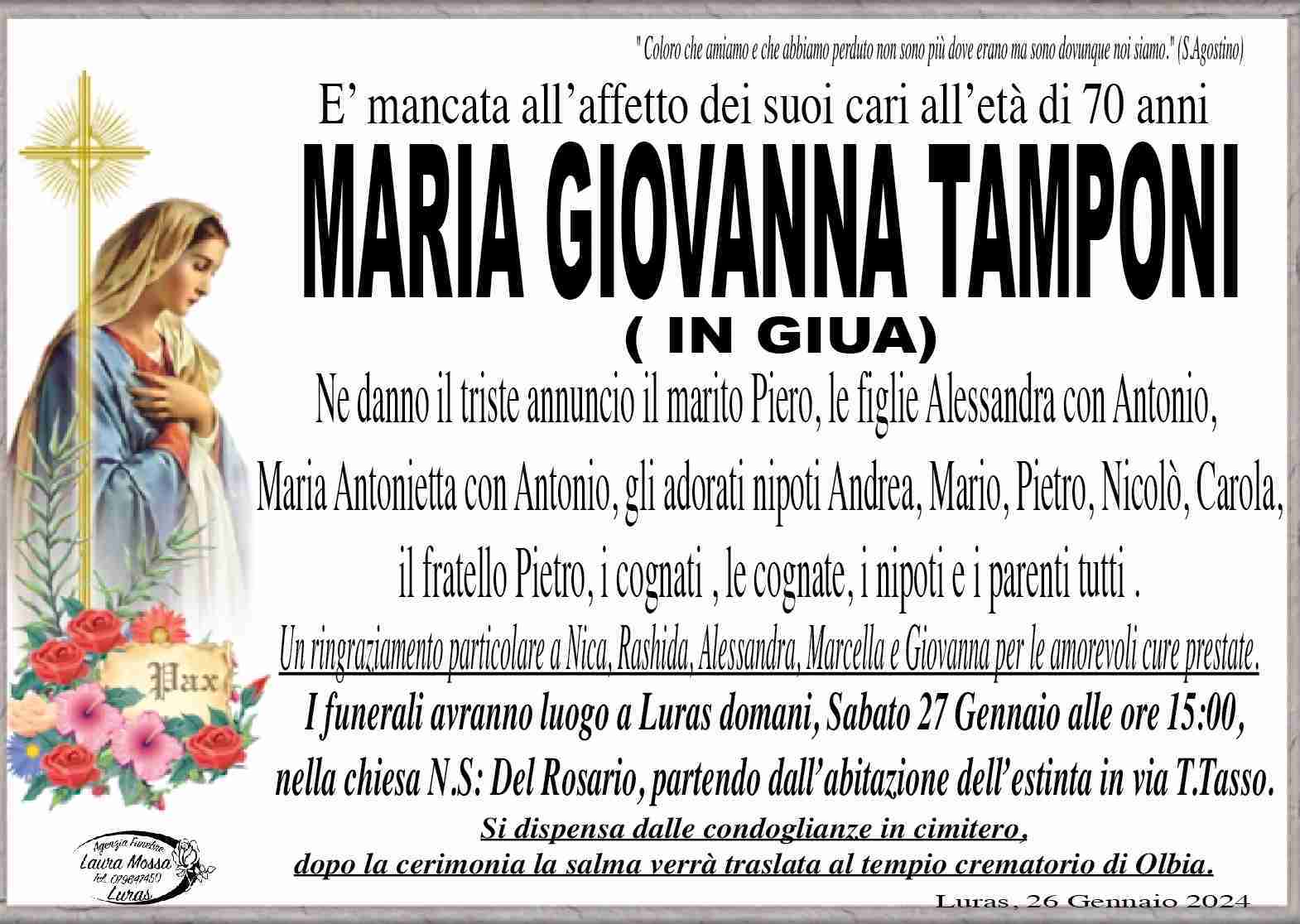 Maria Giovanna Tamponi