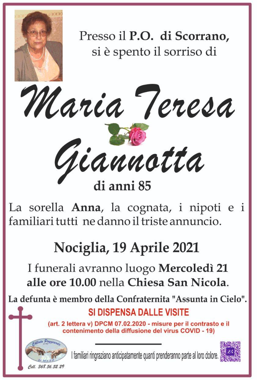 Maria Teresa Antonietta Giannotta