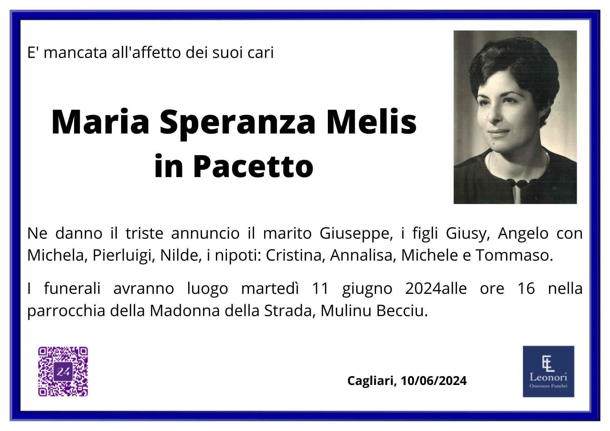 Maria Speranza Melis