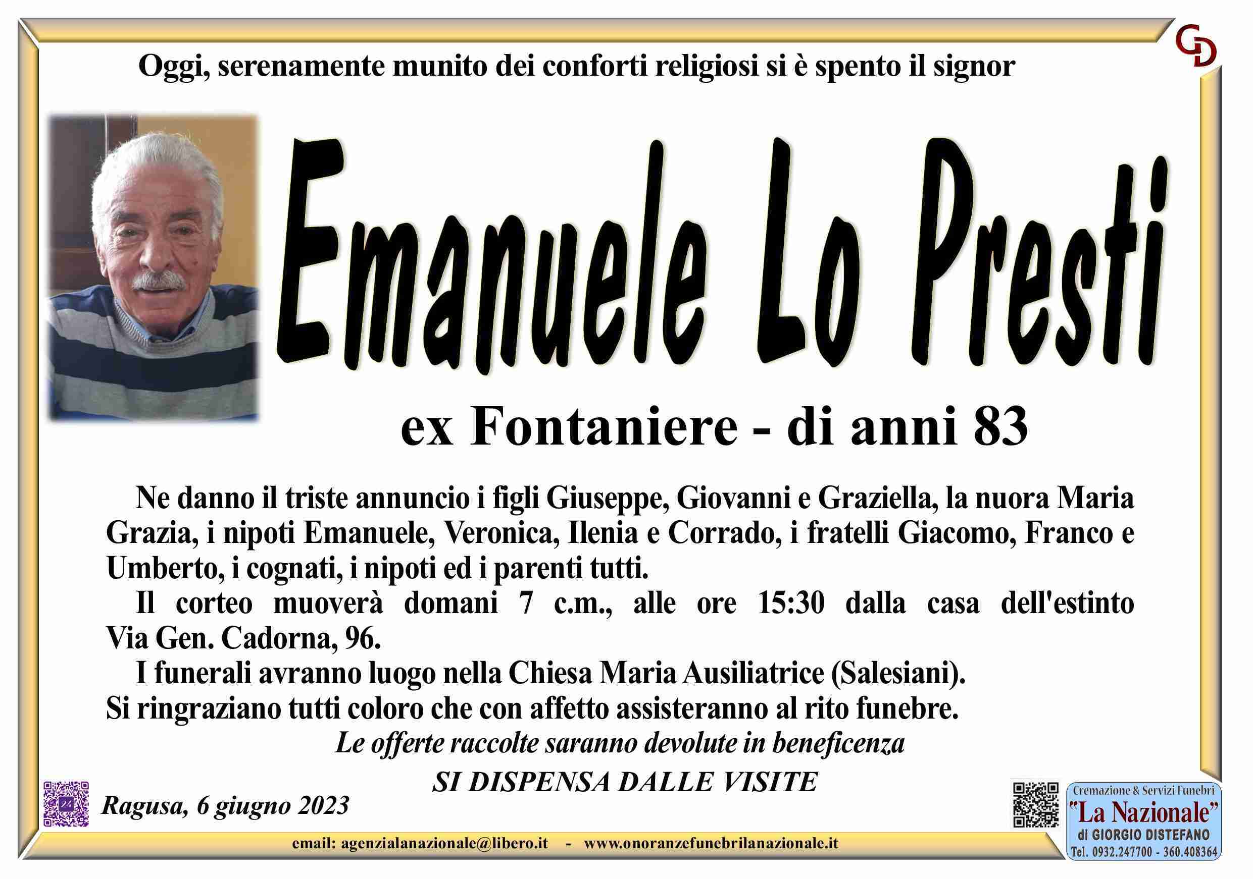 Emanuele Lo Presti