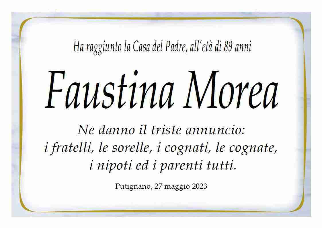 Faustina Morea